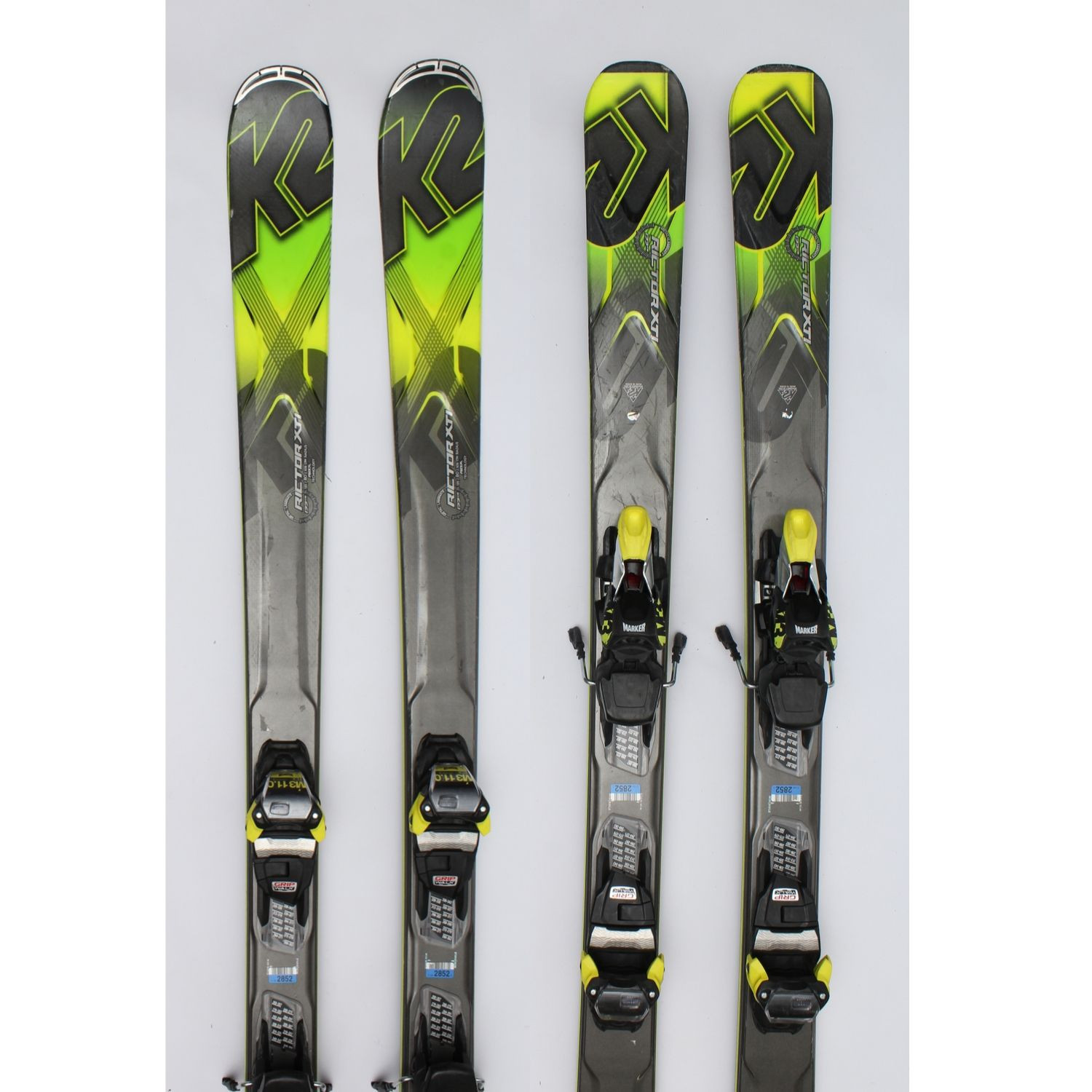 Jazdené bazárové lyže K2 Rictor - Pánske lyže - 1