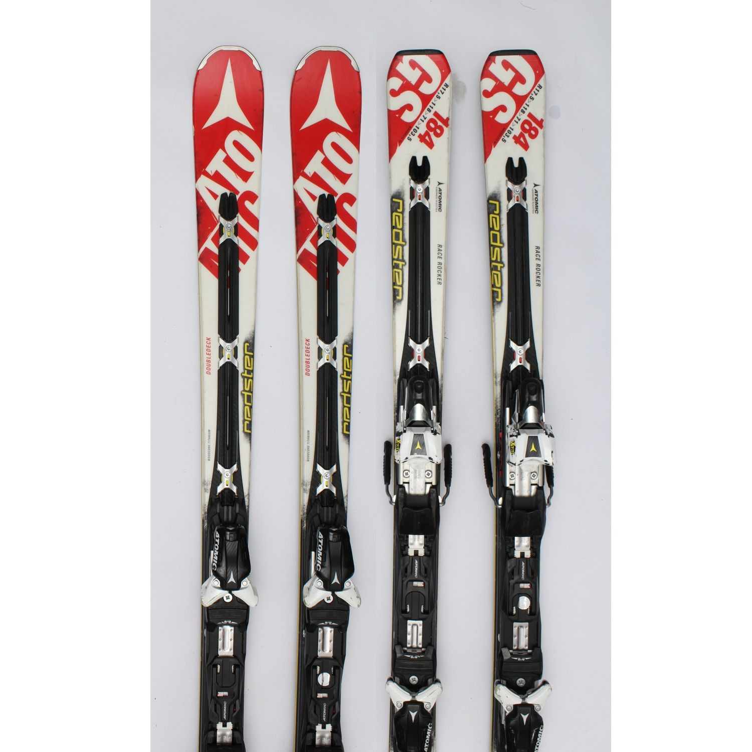 Jazdené bazárové lyže ATOMIC Redster GS Doubledeck Red/White - Pánske lyže - 1