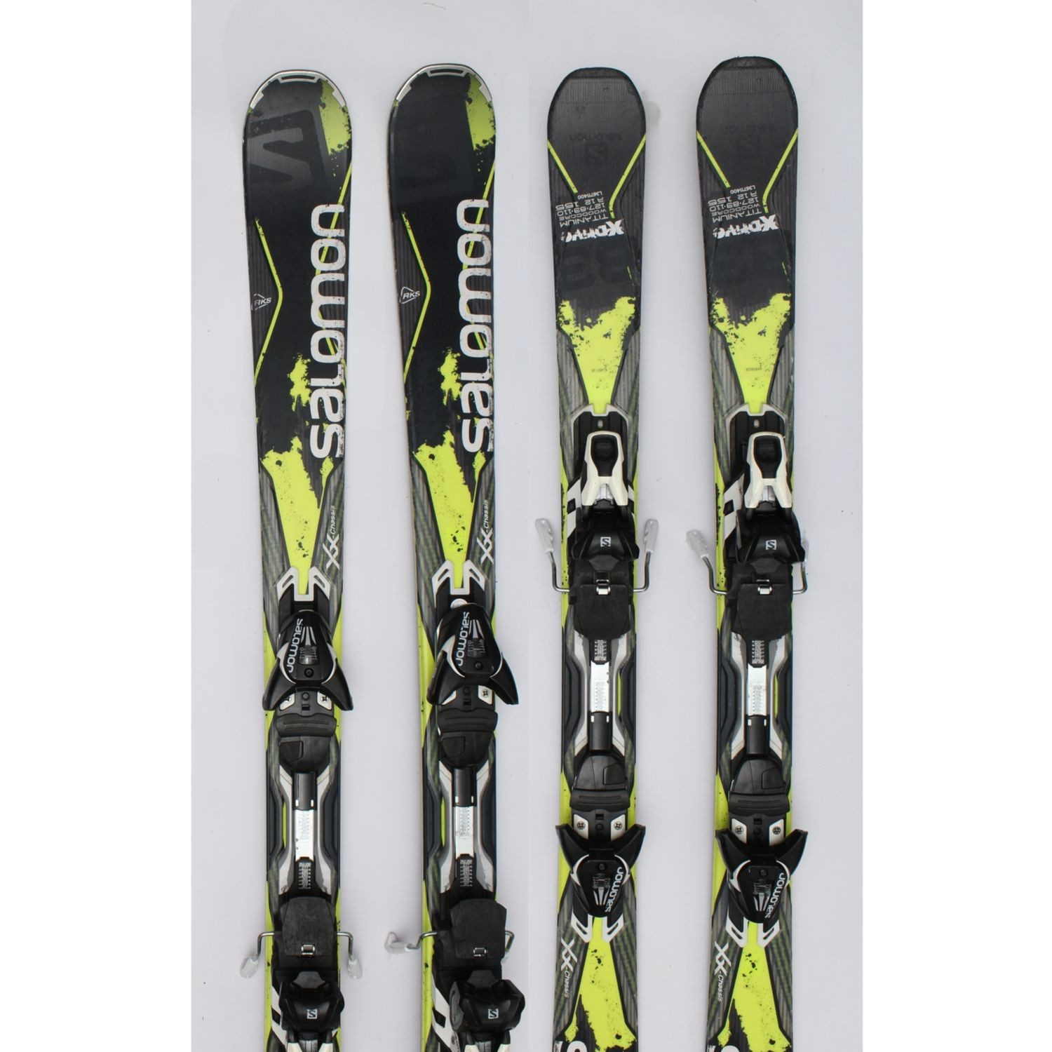 Jazdené bazárové lyže SALOMON XX-Chasis Yellow - Pánske lyže - 1
