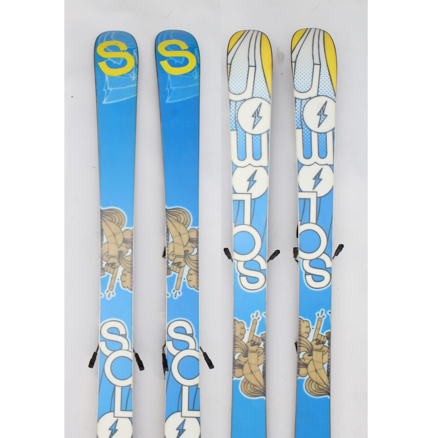 Jazdené bazárové lyže SALOMON Suspect Blue - Freeride - Freestyle - 2