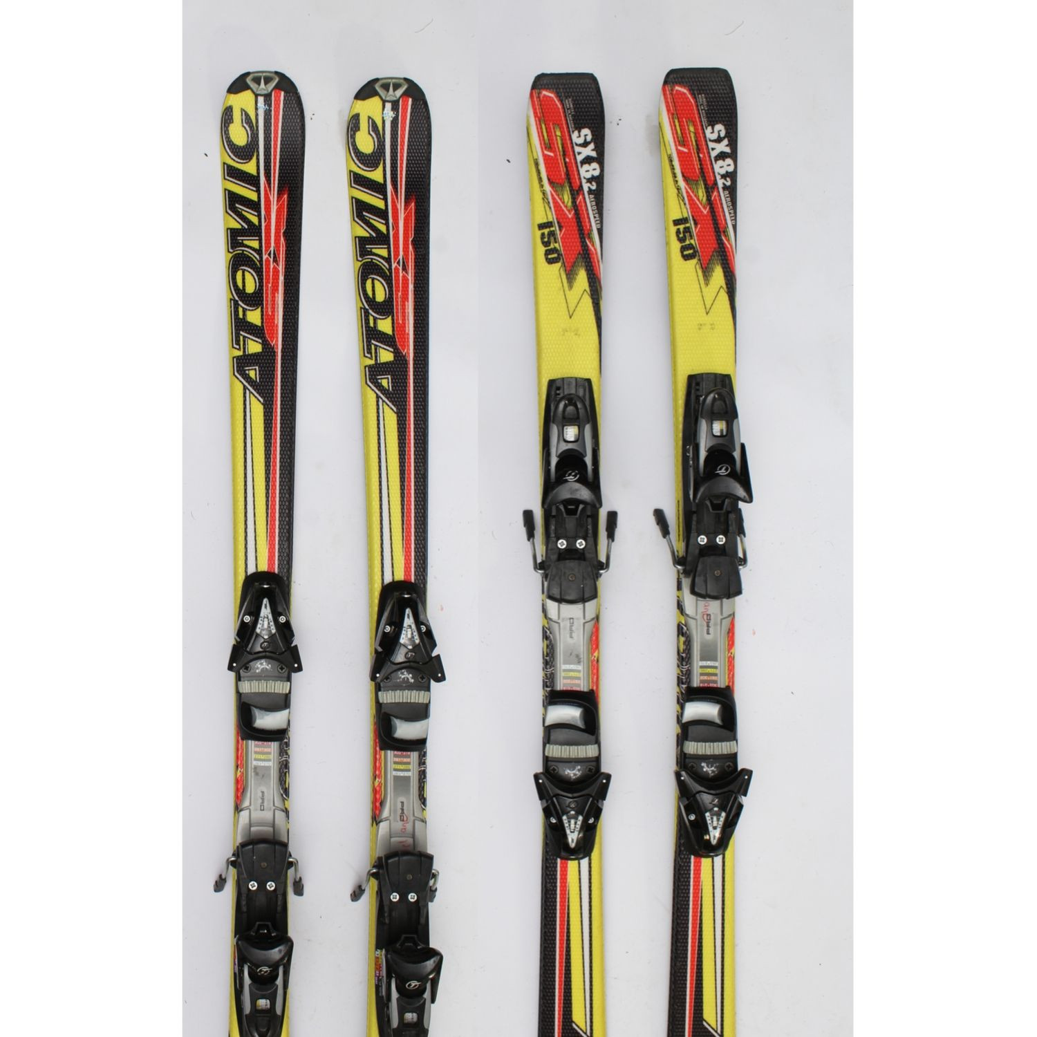 Jazdené bazárové lyže ATOMIC SX Yellow-Black - Detské lyže - 1