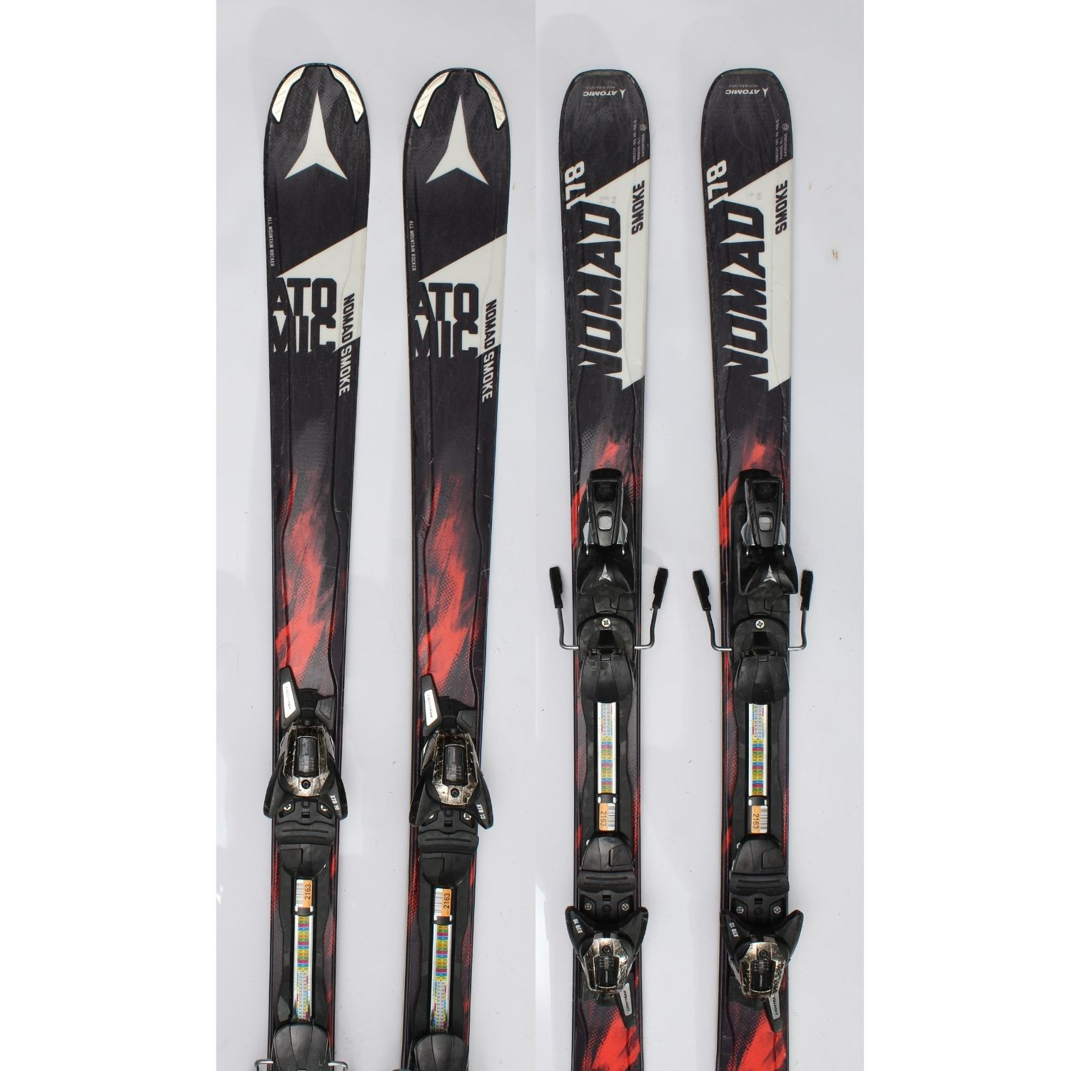 Jazdené bazárové lyže ATOMIC Nomad Smoke Black - Pánske lyže - 1