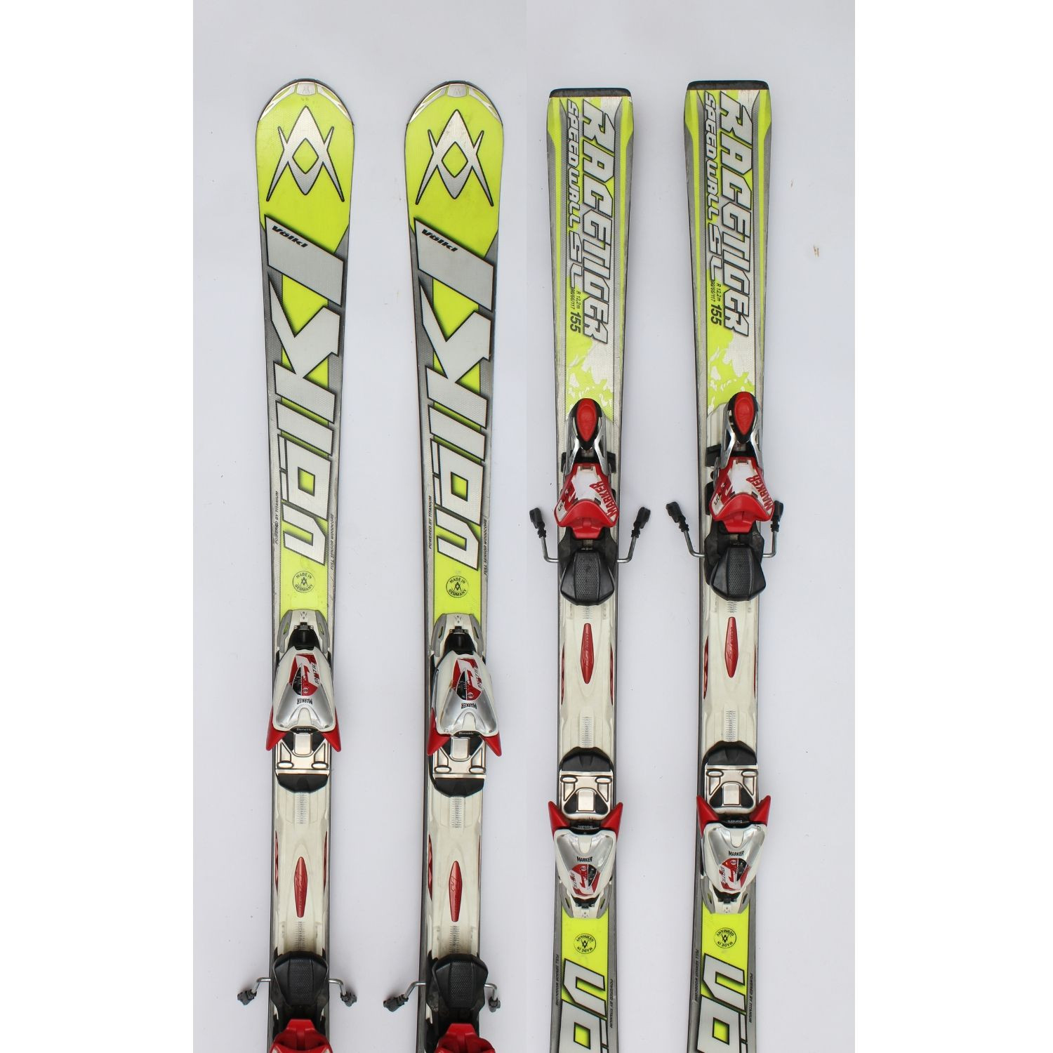 Jazdené bazárové lyže VÖLKL Speedwall Titanium - Pánske lyže - 1
