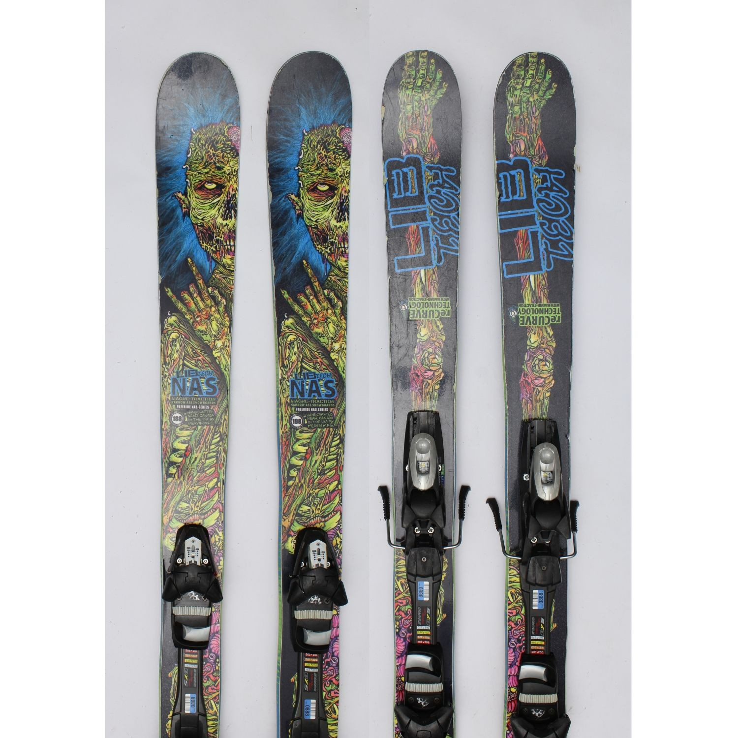 Jazdené bazárové lyže LIB TECH Nas - Freeride - Freestyle - 1