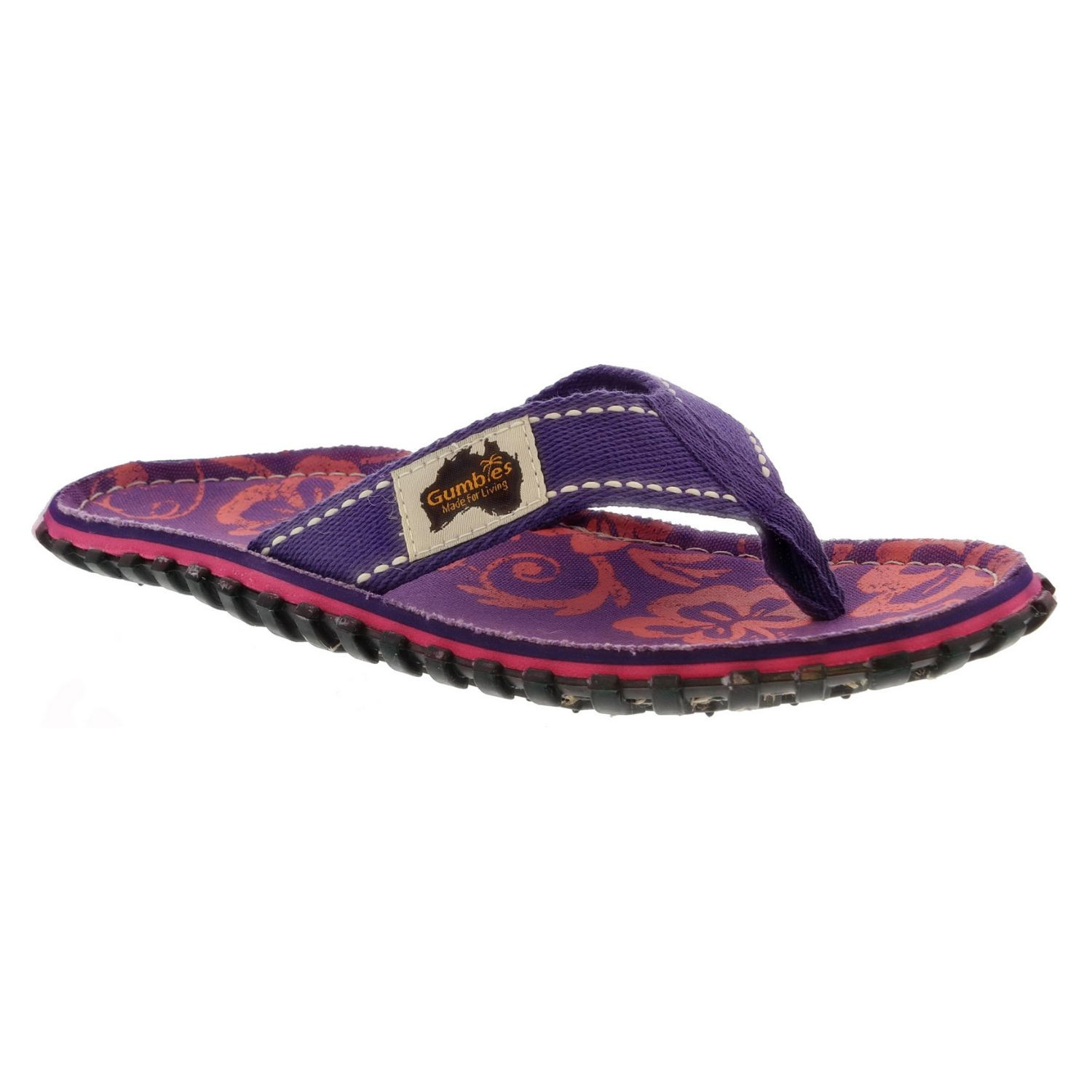 GUMBIES Islander Purple - Šľapky a sandále - 2