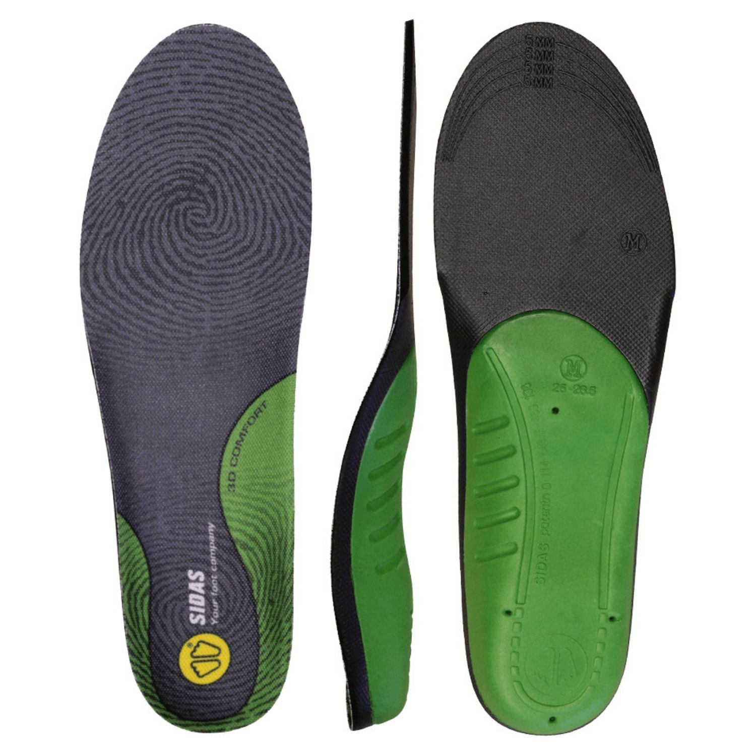 Vložky SIDAS 3D Comfort - Normálna klenba - Vložky do topánok - 1
