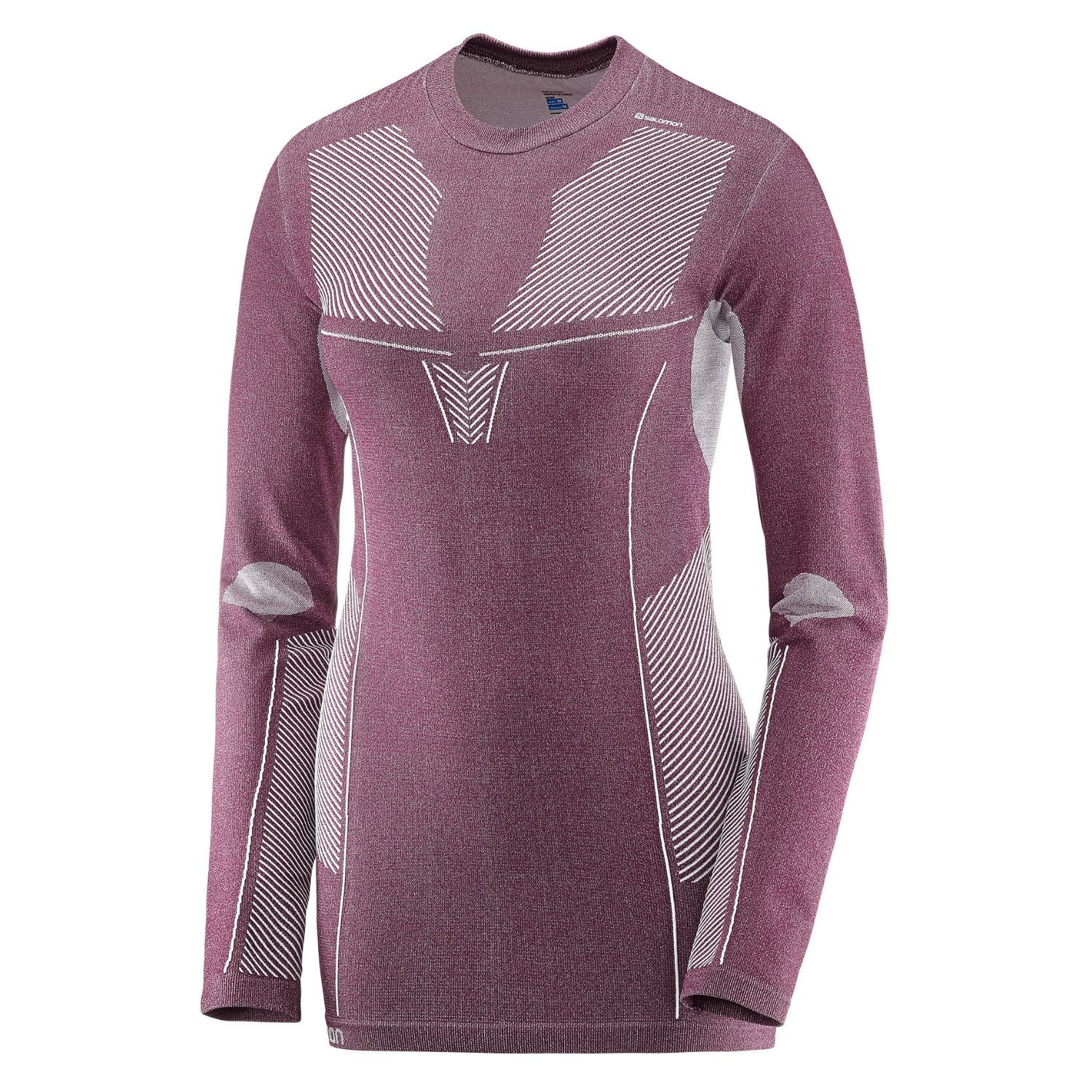 SALOMON Primo Warm LS CN W Purple - Športové termoprádlo - 1