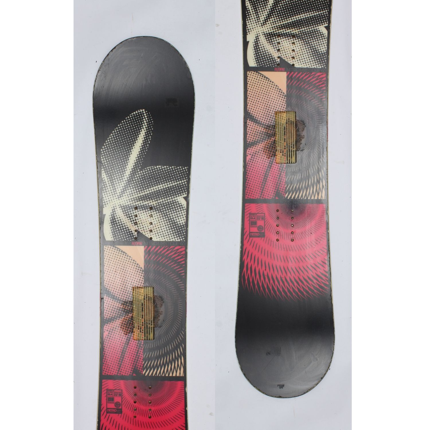 Jazdený bazárový snowboard NITRO Mistique s viazaním - Dámske snowboardy - 1