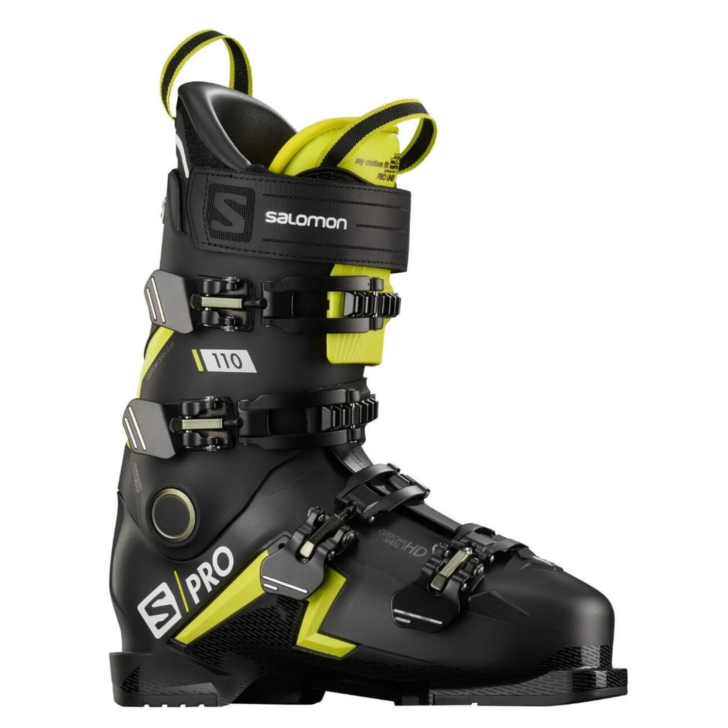 Lyžiarky SALOMON S/Pro 110 Black/Yellow - Pánske lyžiarky - 1
