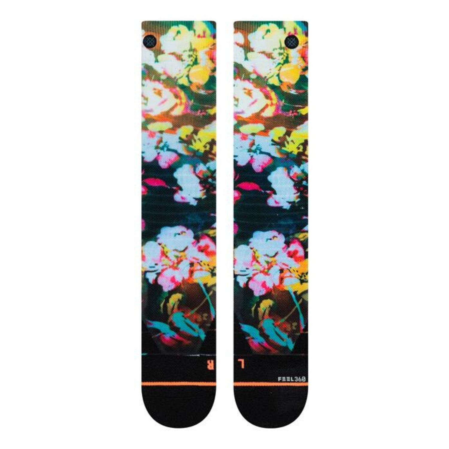 Ponožky STANCE Hippie Mosh Pit Snow Green - Podkolienky - 2