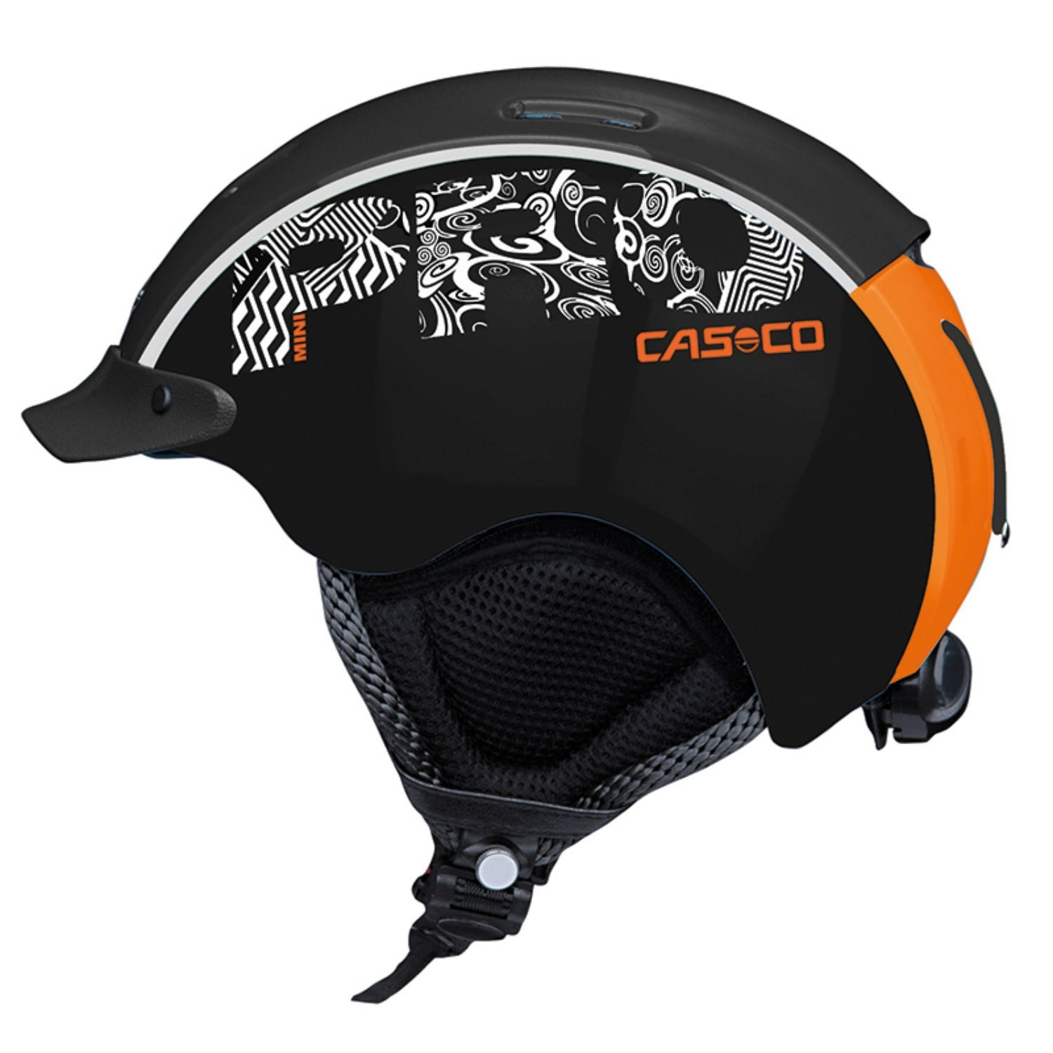 Lyžiarska prilba CASCO Mini Pro black-orange - Detské prilby - 1