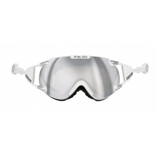 Lyžařské brýle CASCO FX70 Carbonic white-silver 