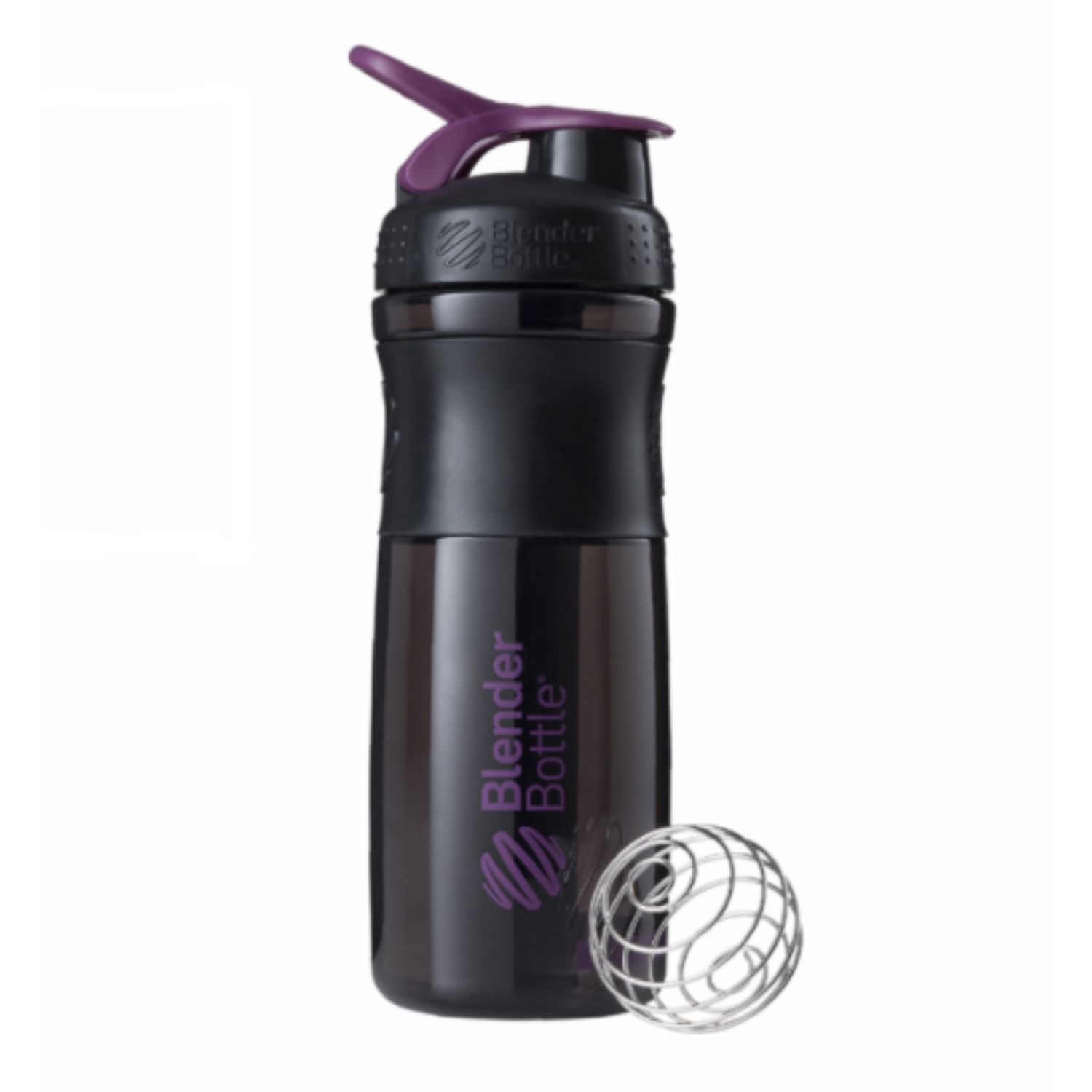 Športová fľaša Blender Bottle SportMixer Grip Black/Plum 820 ml - Fľaše - 1