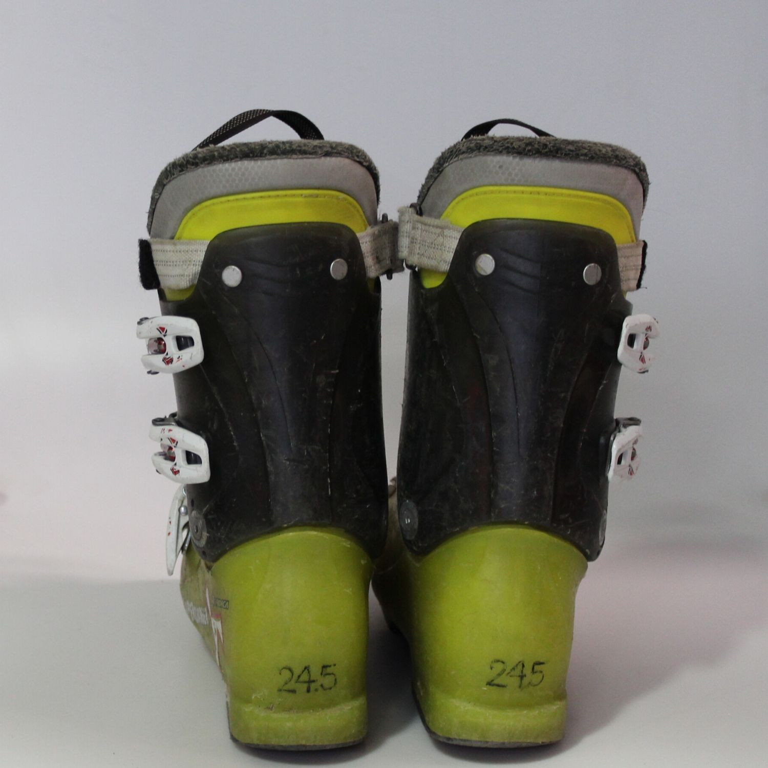 Jazdené bazárové lyžiarky NORDICA Supercharger Lime - Detské lyžiarky - 3