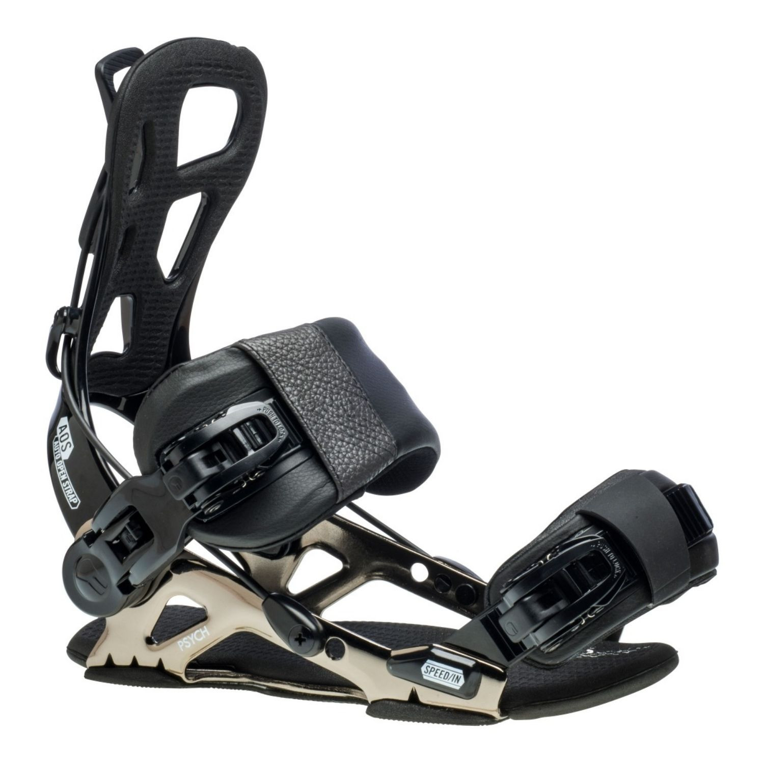 Snowboardové viazanie GNU Psych Fastec Black - Pánske viazanie - 1