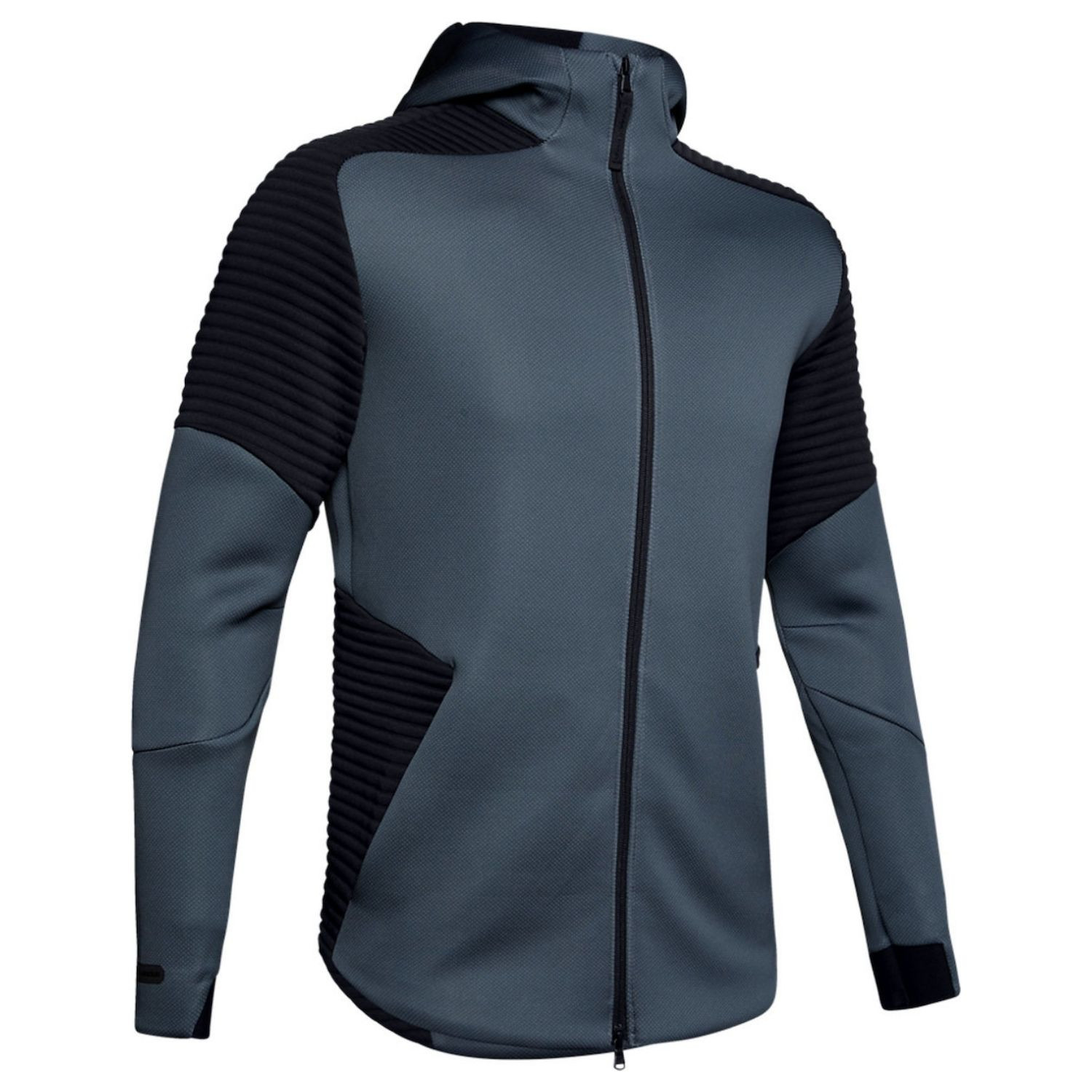Mikina UNDER ARMOUR Move Airgap FZ Hood Grey - Mikiny s kapucňou - 4
