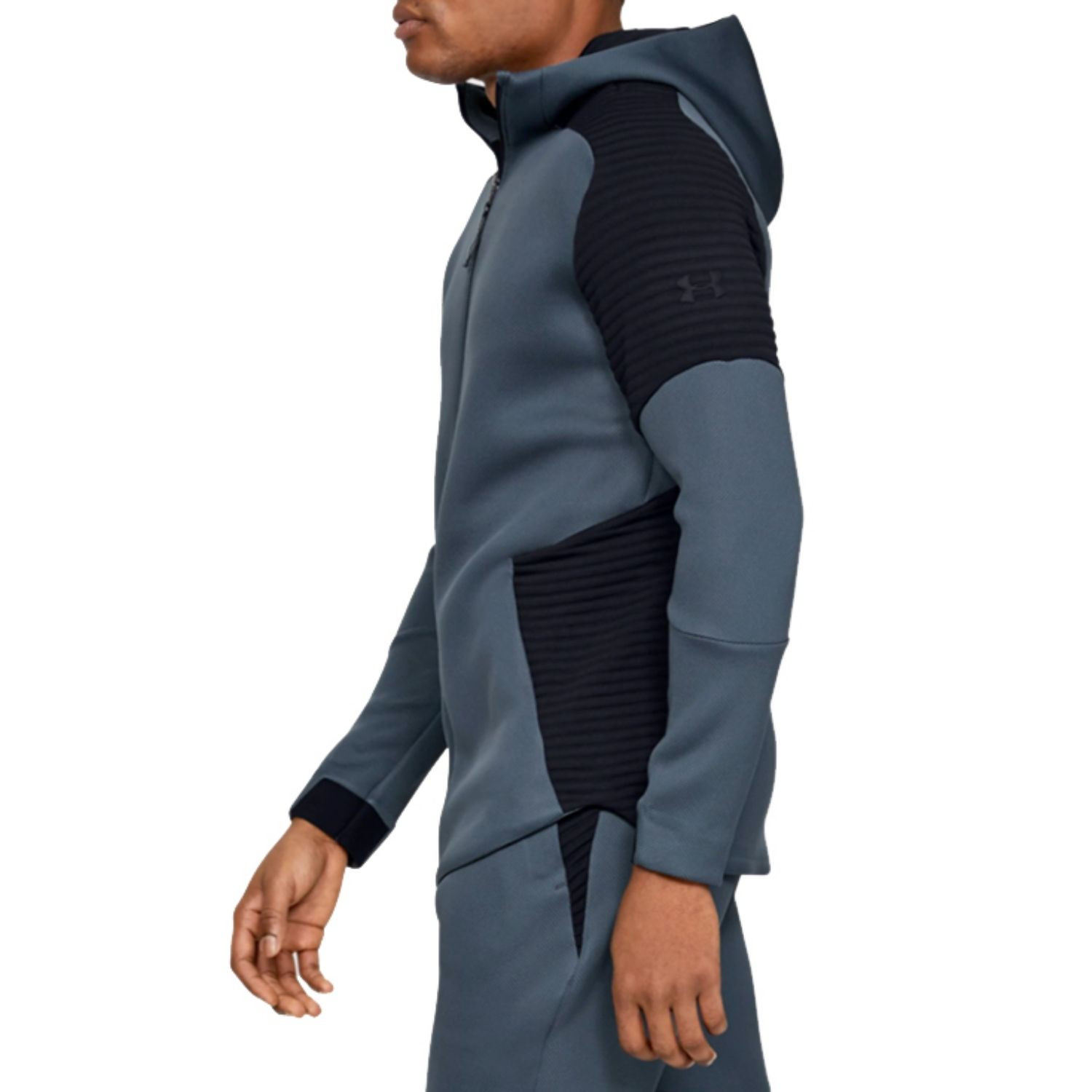 Mikina UNDER ARMOUR Move Airgap FZ Hood Grey - Mikiny s kapucňou - 2