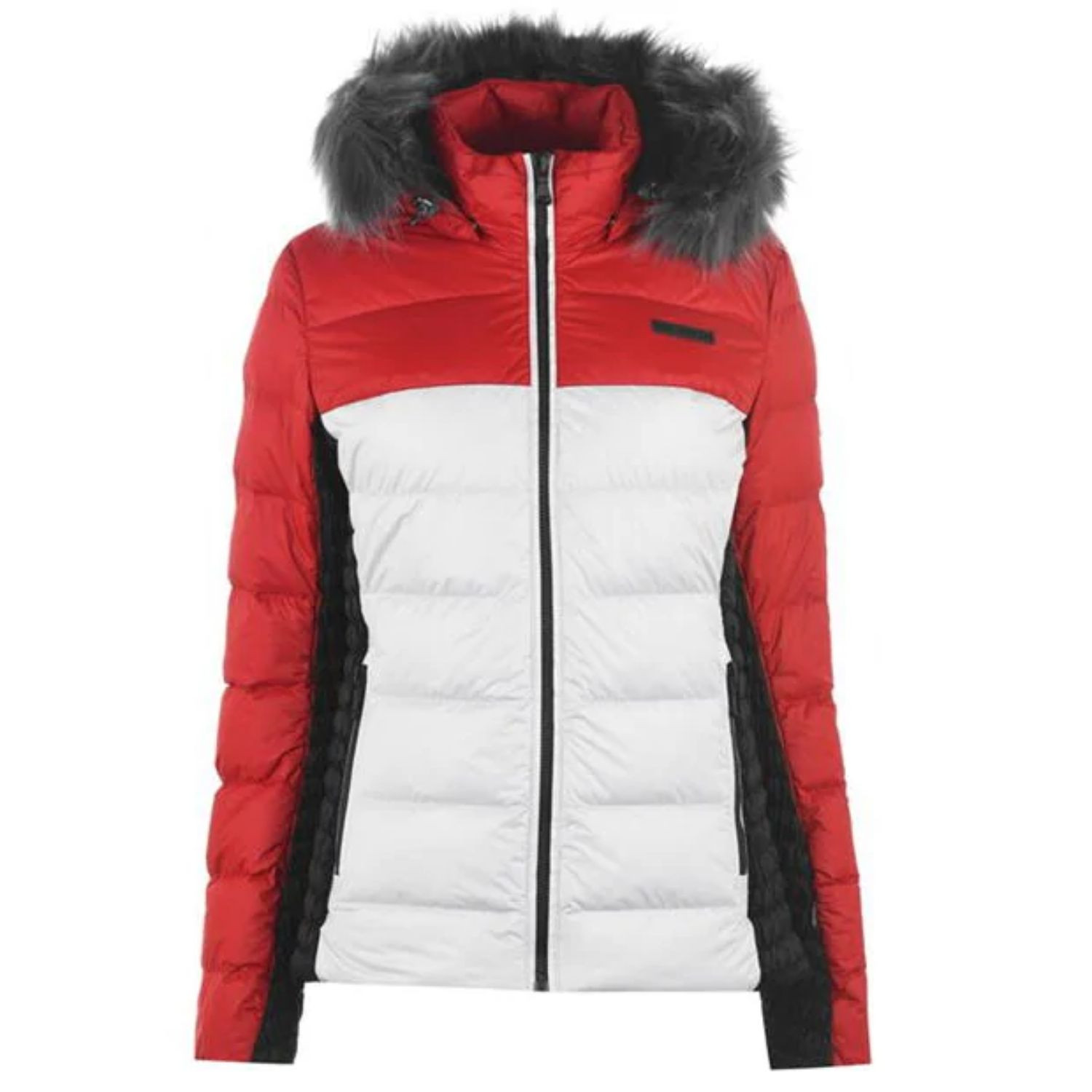 Bunda WEST SCOUT Stacey Red/White/Black - Lyžiarske bundy - 4