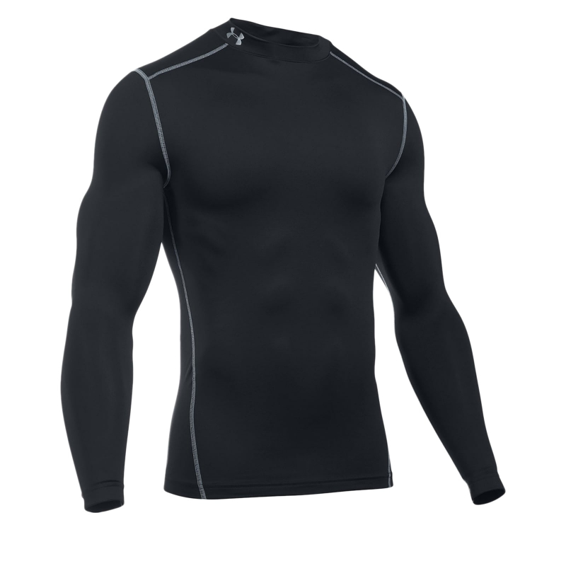 Kompresné tričko UNDER ARMOUR CG Armour Mock LG Black - Športové termoprádlo - 4
