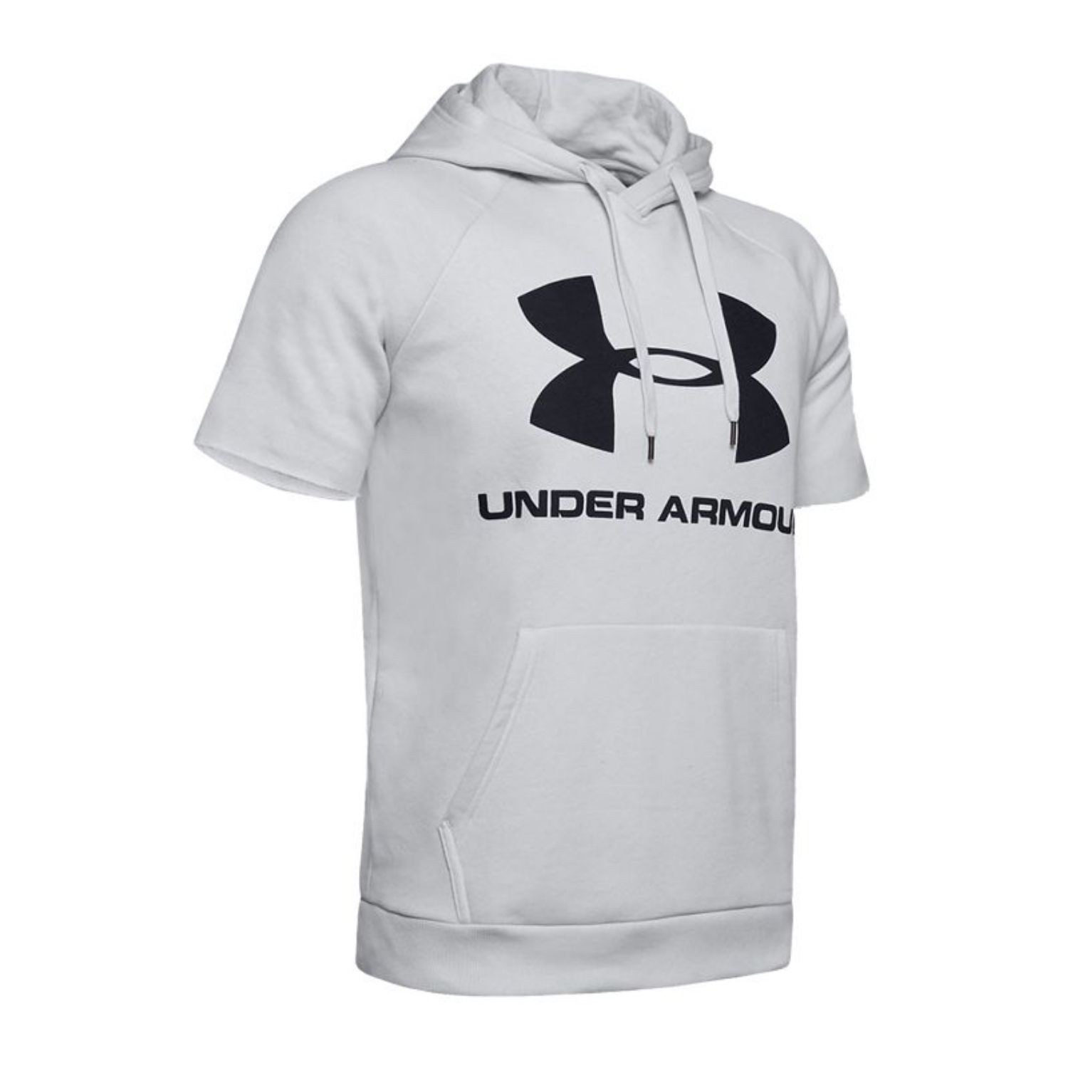 Mikina UNDER ARMOUR Rival Fleece Logo SS Grey - Mikiny s kapucňou - 3