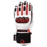 Lyžiarske rukavice BRIKO Gara EW Extra Warm White/Red