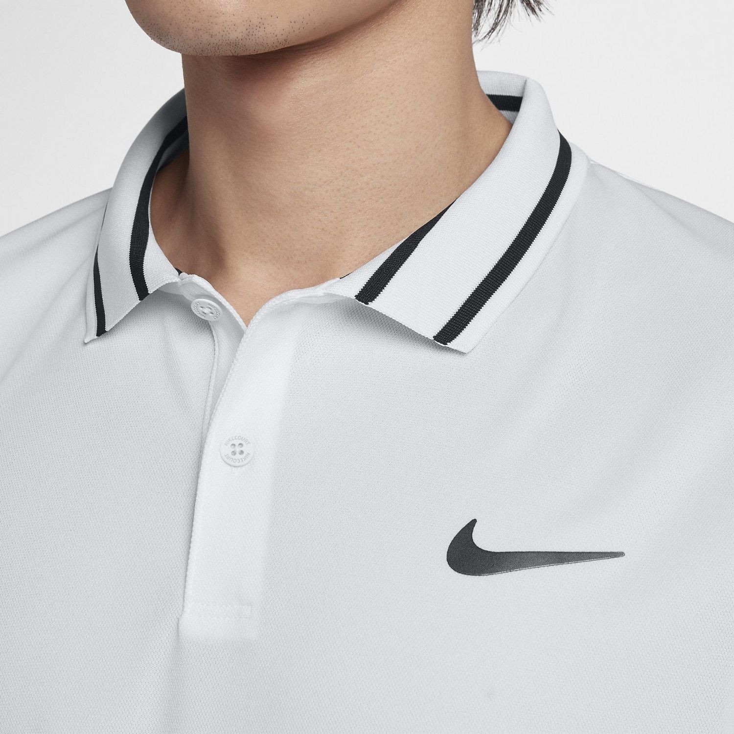 Tričko NIKE Polo Dry Pique White - NIKE - 3