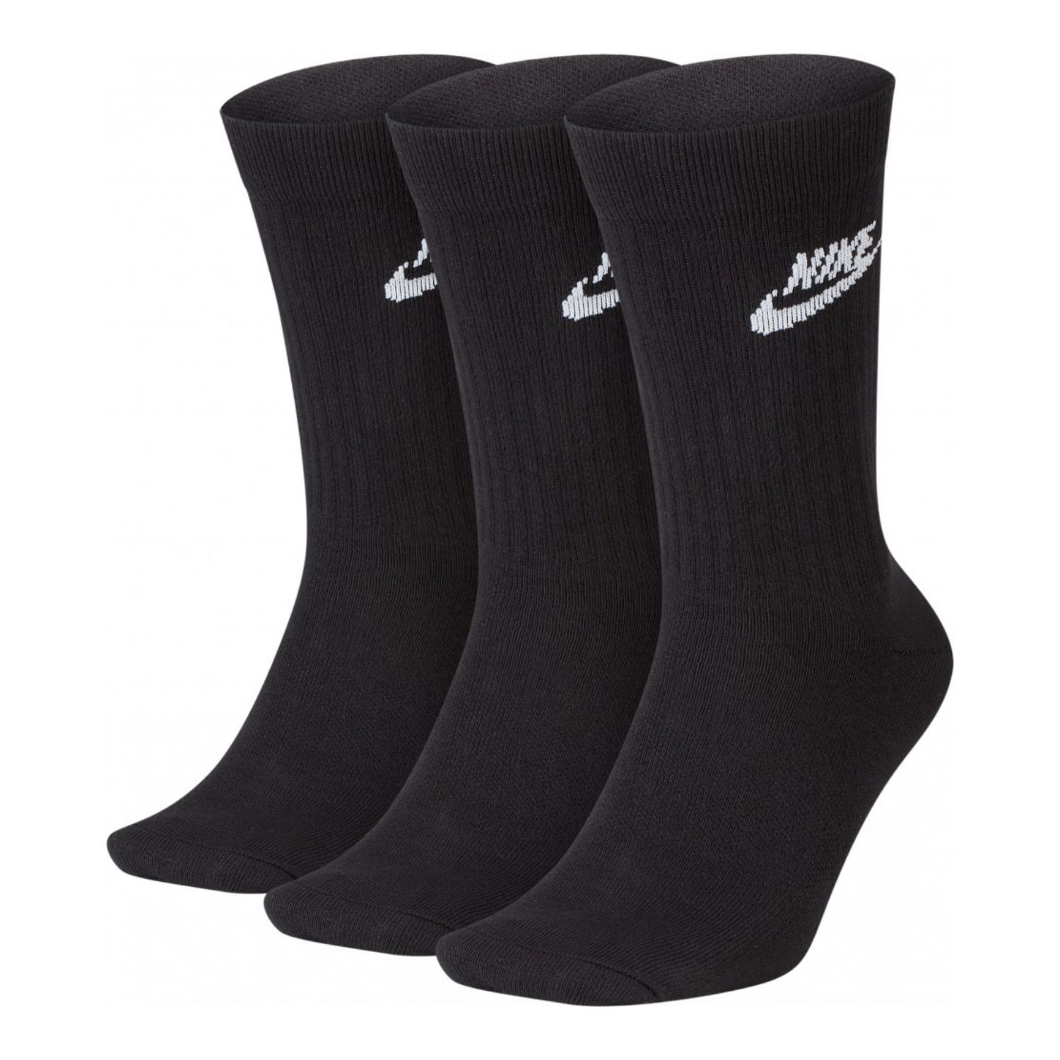 Ponožky NIKE Evry Essential Crew 3-Pack Black - Ponožky - stredné - 1