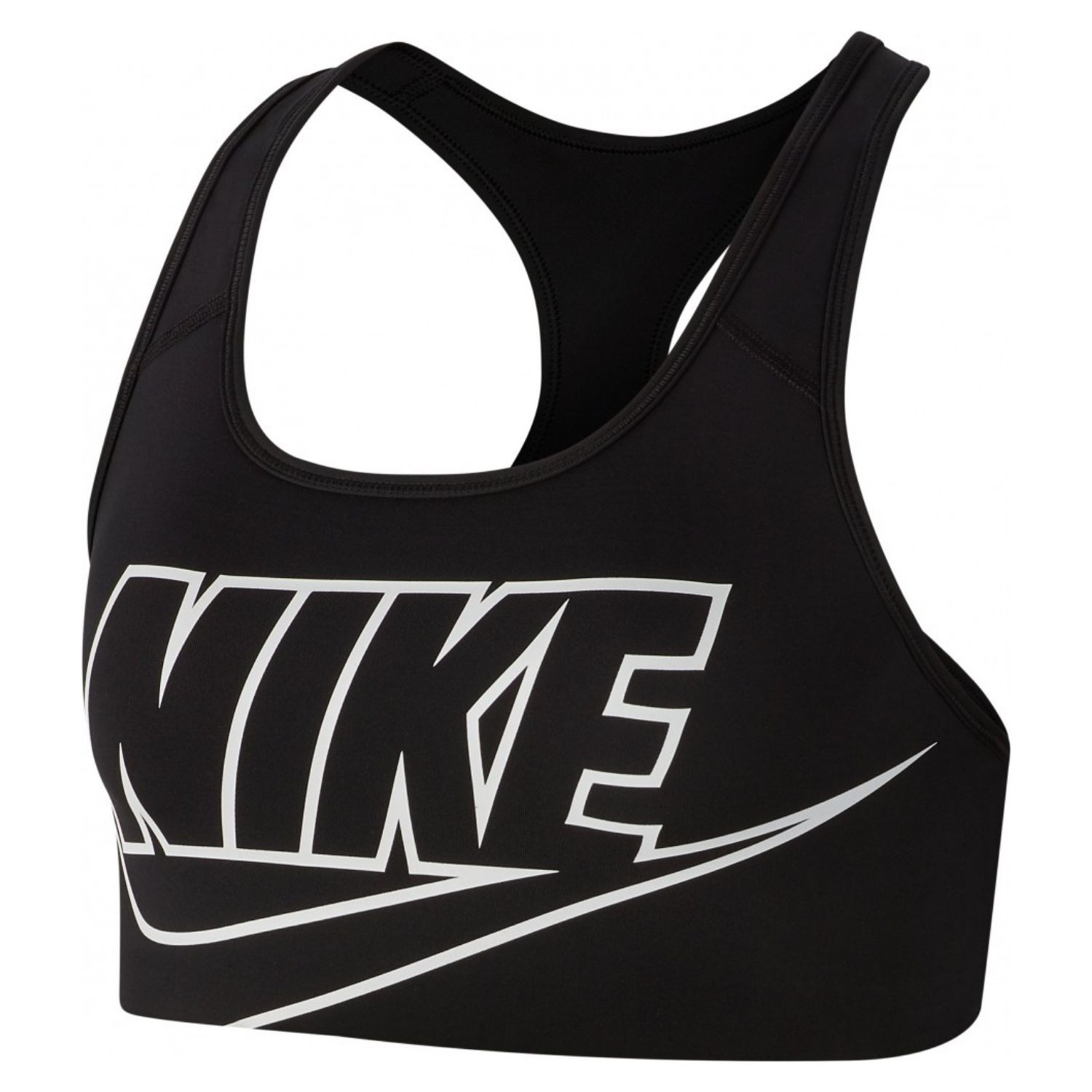 Športová podprsenka NIKE Swoosh Futura Black - Športové podprsenky - 3