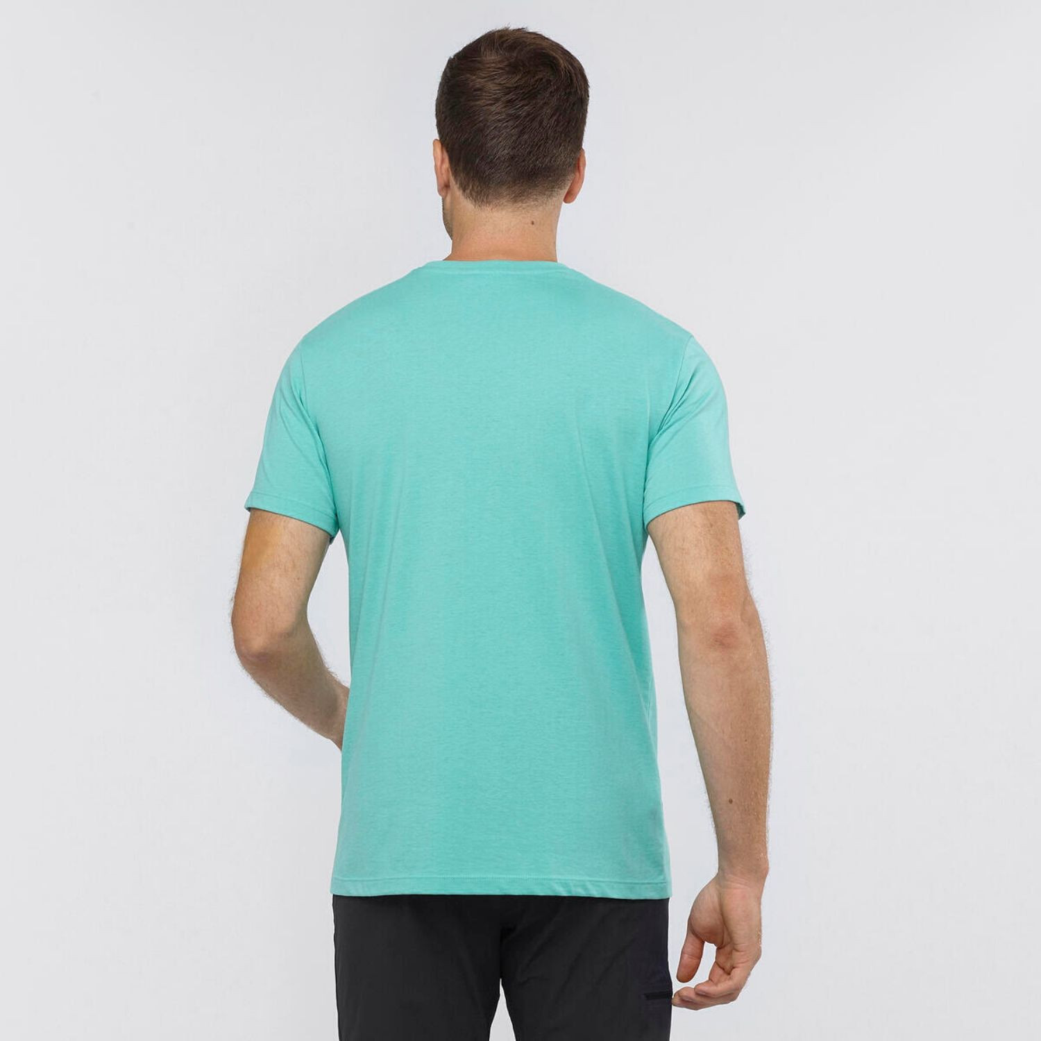 Tričko SALOMON Coton Logo SS Tee M Meadowbroo/Te - Lyžiarske oblečenie SALOMON - 3