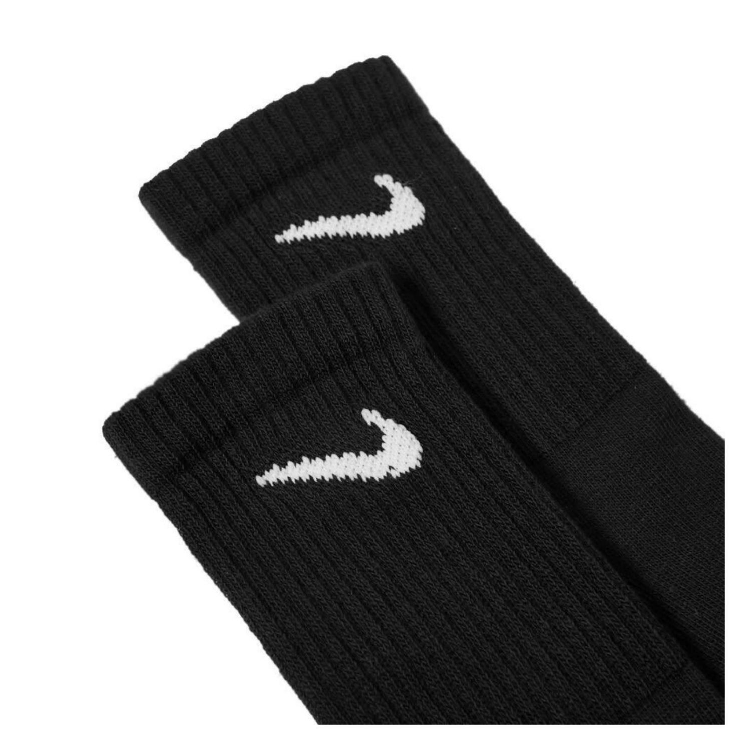 Ponožky NIKE Everyday Crew 3-Pack Black - Ponožky - stredné - 3