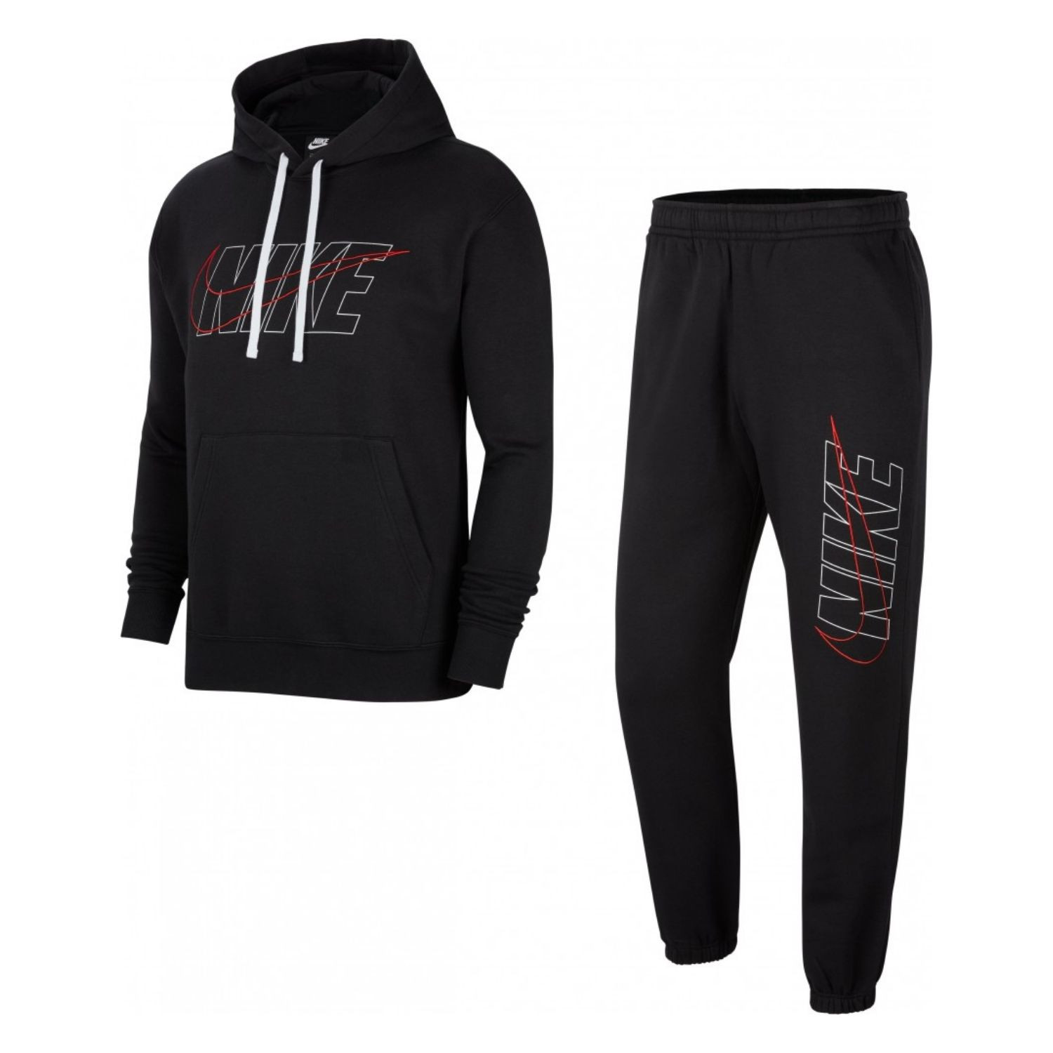 Tepláková súprava NIKE NSW CE HD FLC GX Black - Teplákové súpravy - 4