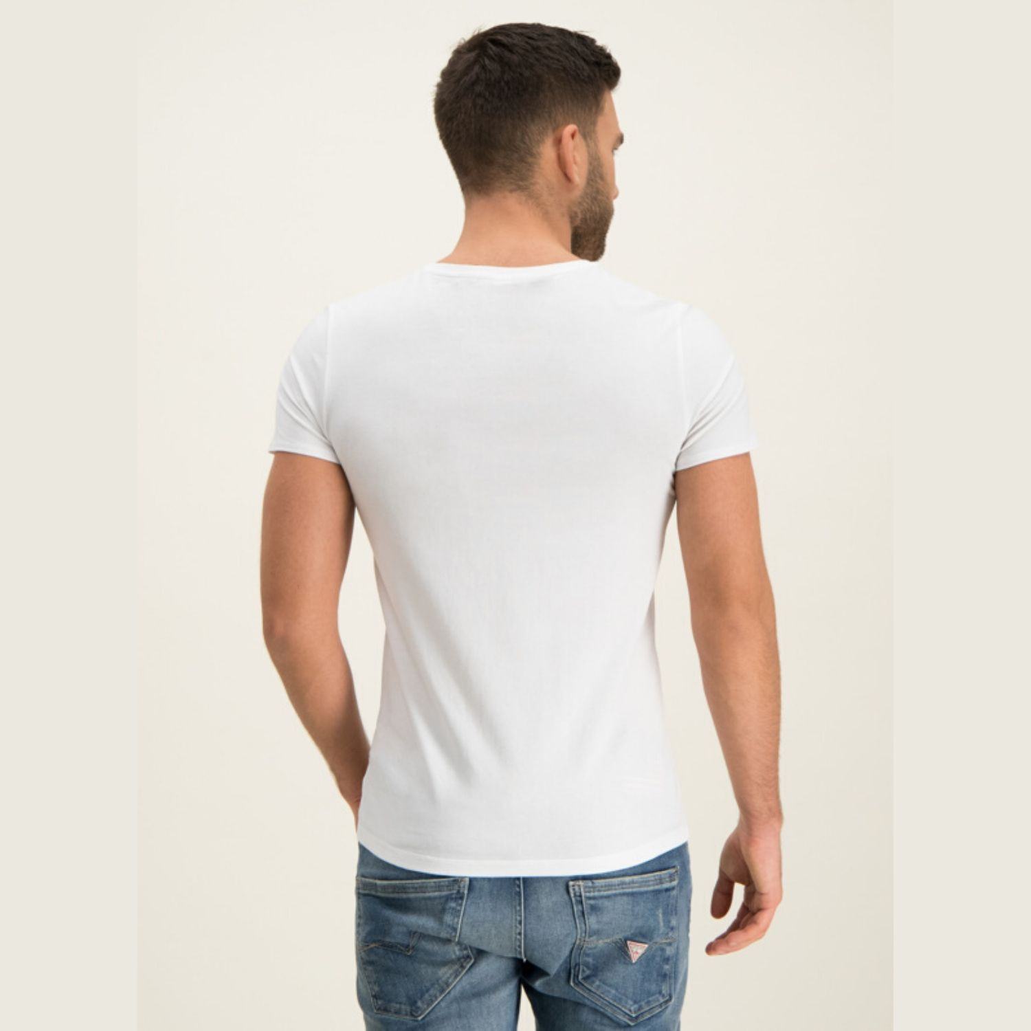 Pánske tričko GUESS 2-Pack White - GUESS - 2