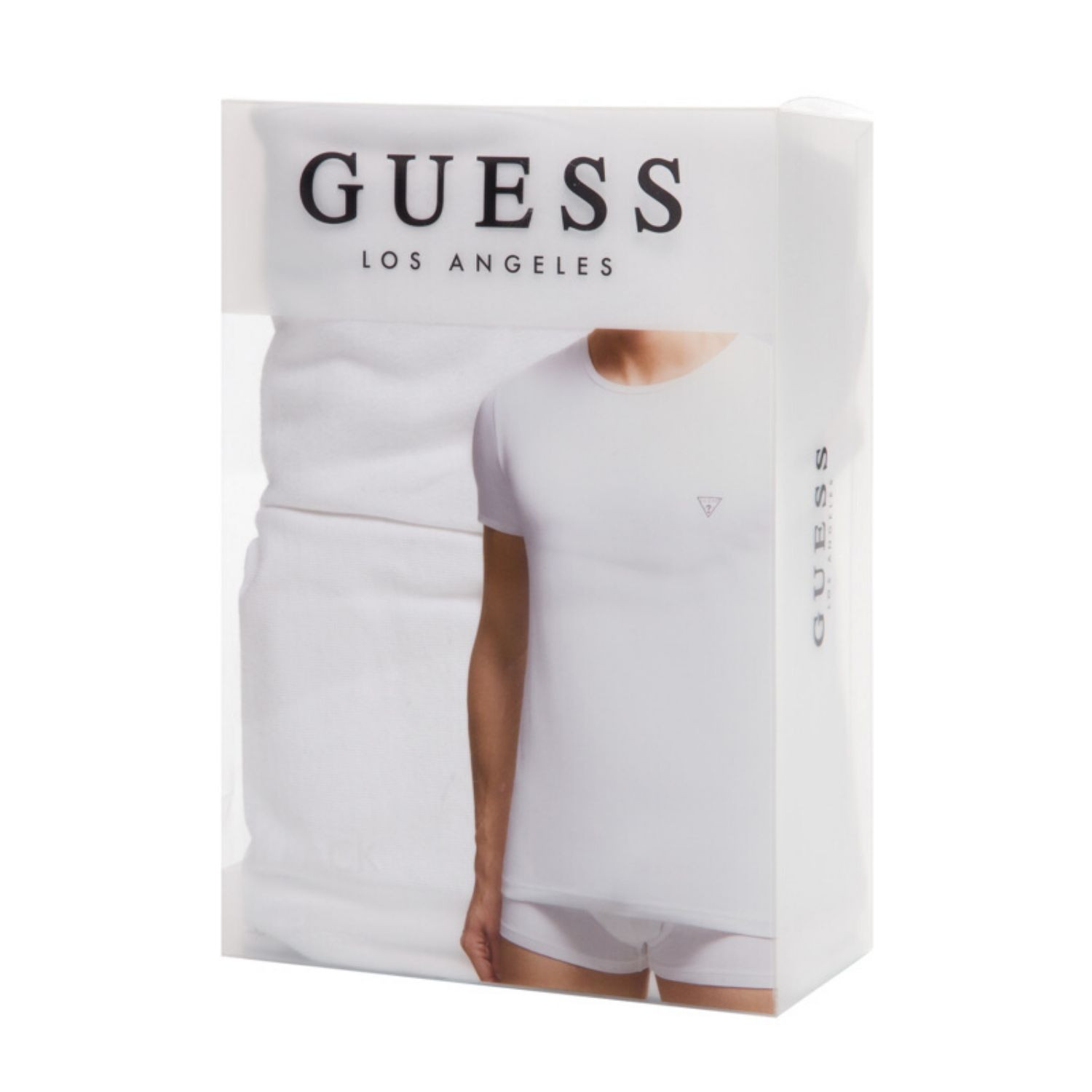 Pánske tričko GUESS 2-Pack White - GUESS - 5