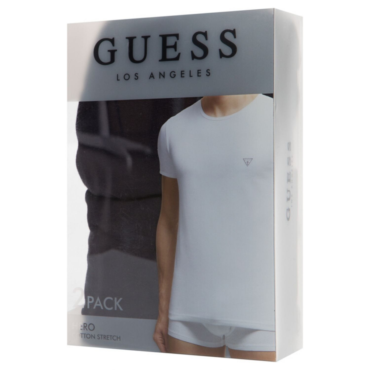 Pánské tričko GUESS 2-Pack Black - GUESS - 5