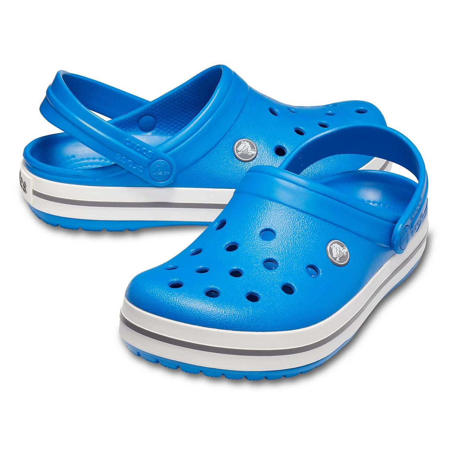 Obuv CROCS Crocband Bright Cobalt/Charcoal - Šľapky a sandále - 3