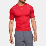 Kompresné tričko UNDER ARMOUR HG Armour SS Red