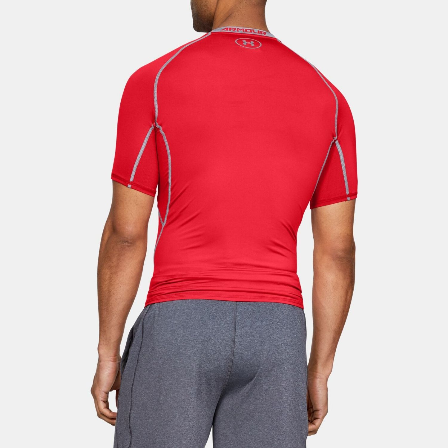 Kompresné tričko UNDER ARMOUR HG Armour SS Red - OBLEČENIE - 2