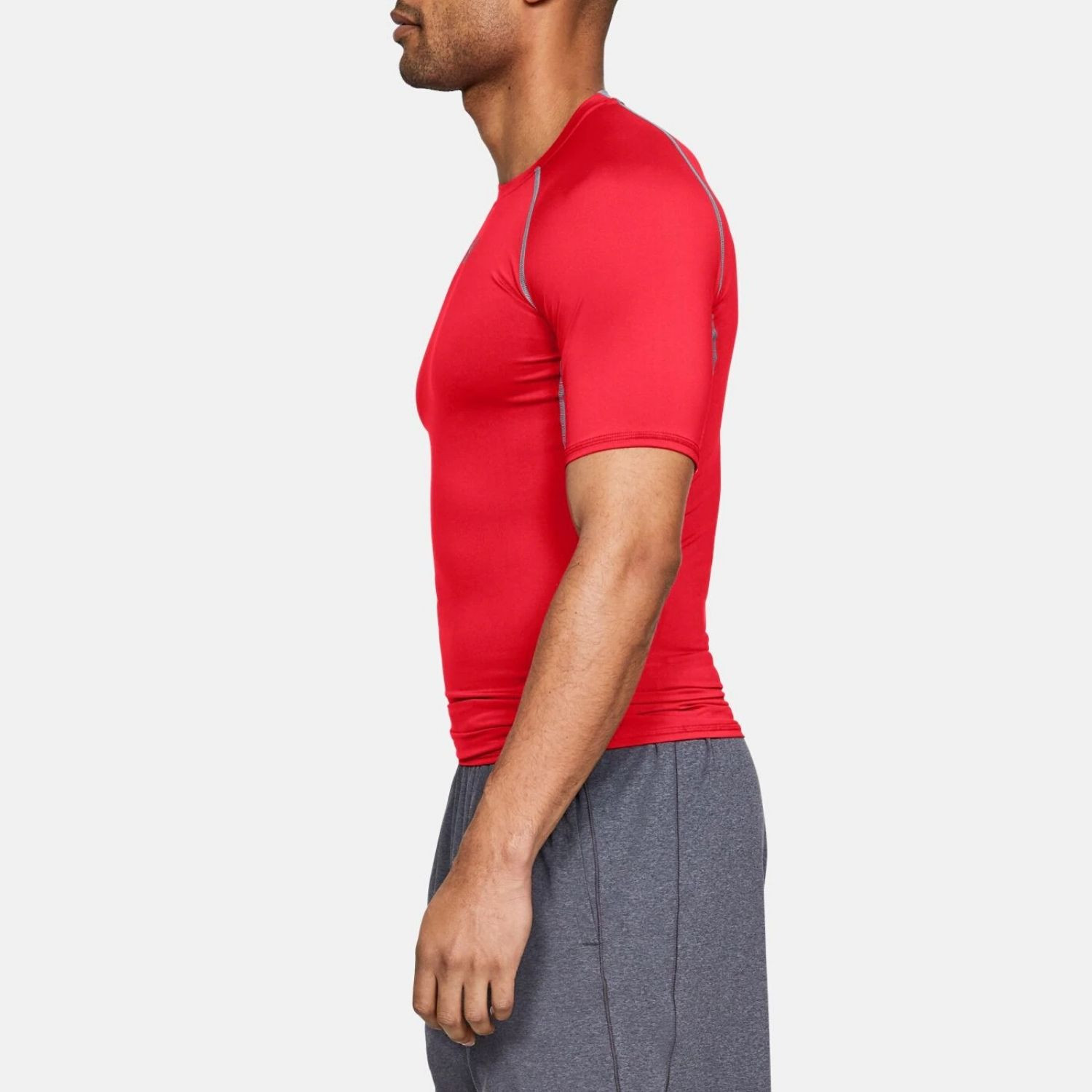 Kompresné tričko UNDER ARMOUR HG Armour SS Red - OBLEČENIE - 3