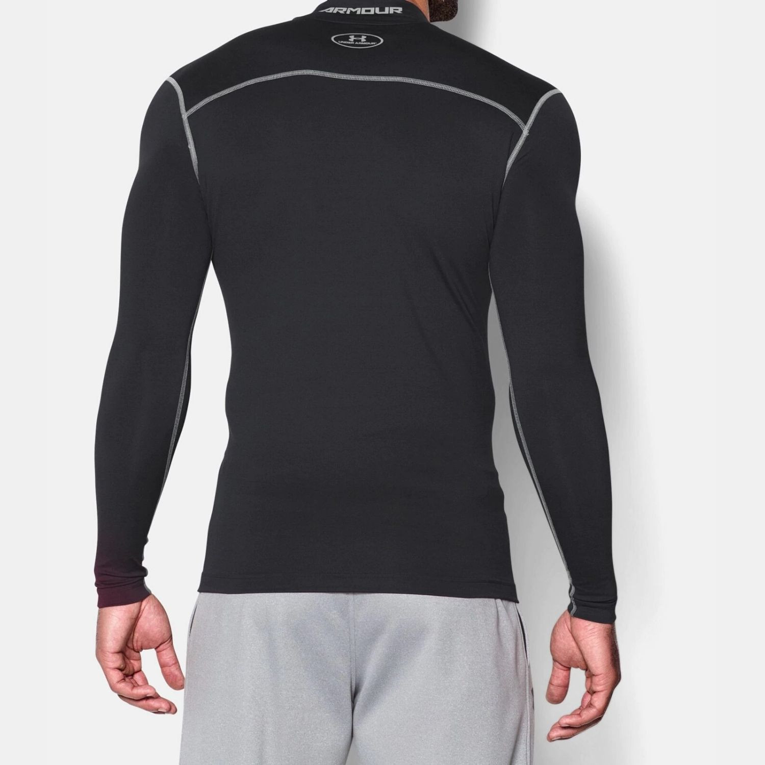 Kompresné tričko UNDER ARMOUR CG Armour Mock LG Black - Športové termoprádlo - 3