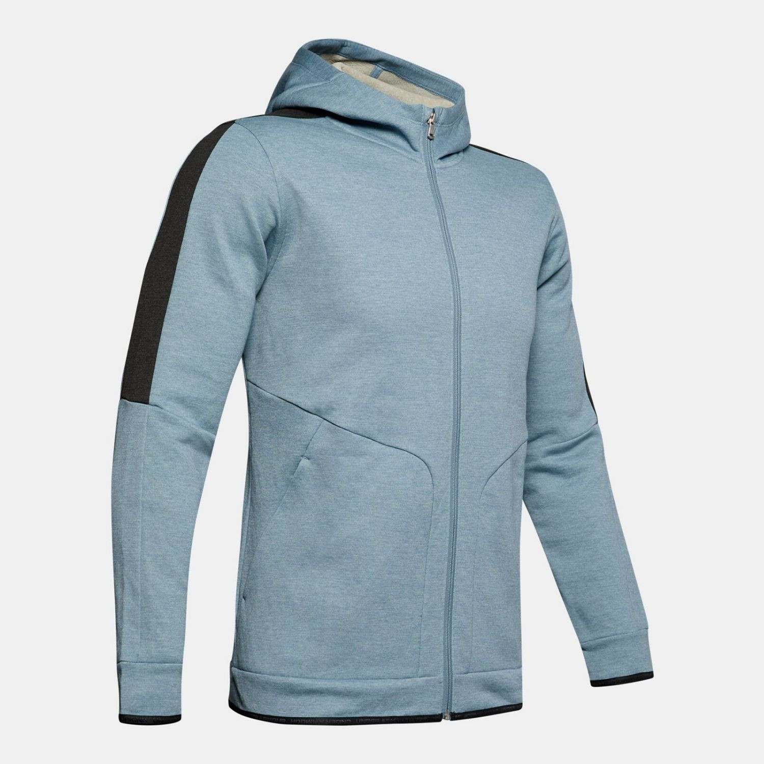 Mikina UNDER ARMOUR Athlete Recovery Fleece Full Zip Grey - Mikiny s kapucňou - 3