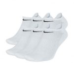 Ponožky NIKE Everyday Lightweight No-S 6-Pair White
