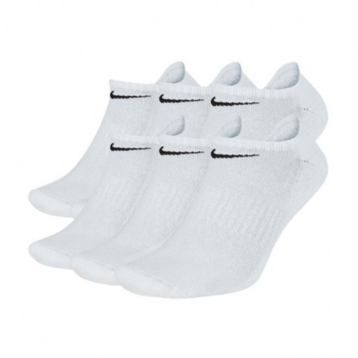 Ponožky NIKE Everyday Lightweight No-S 6-Pair White - Ponožky - nízke - 1