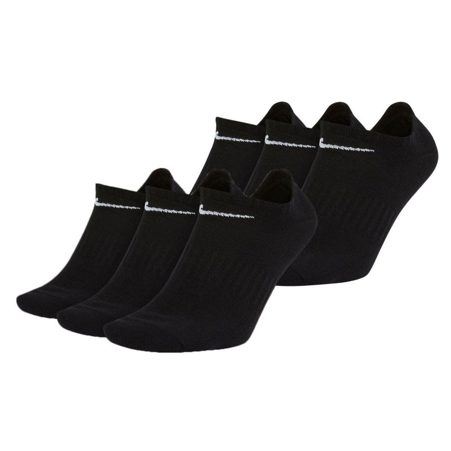 Ponožky NIKE Everyday Lightweight No-S 6-Pair Black - Ponožky - nízke - 1