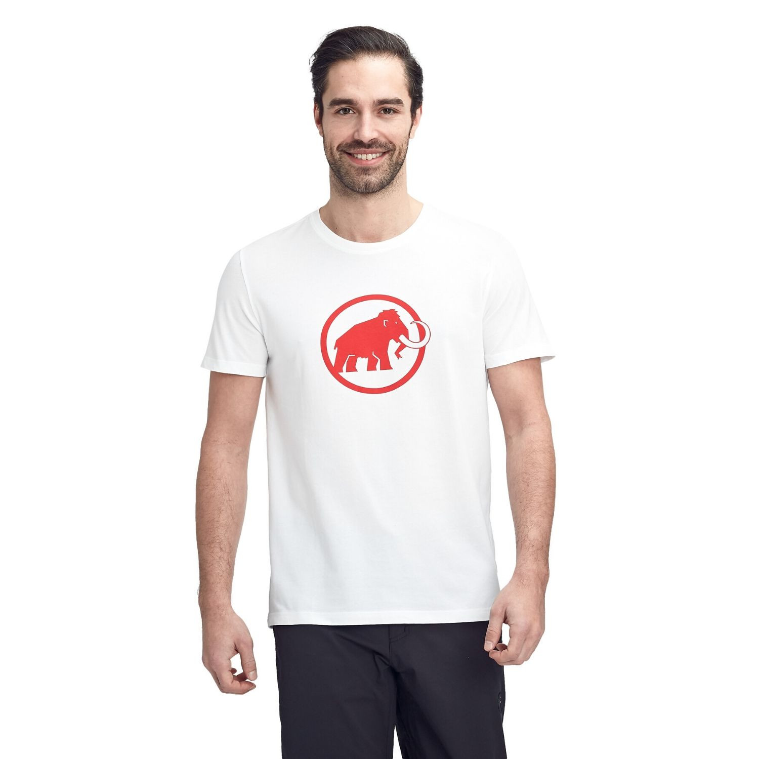 Tričko MAMMUT Logo White/Red - MAMMUT - 1