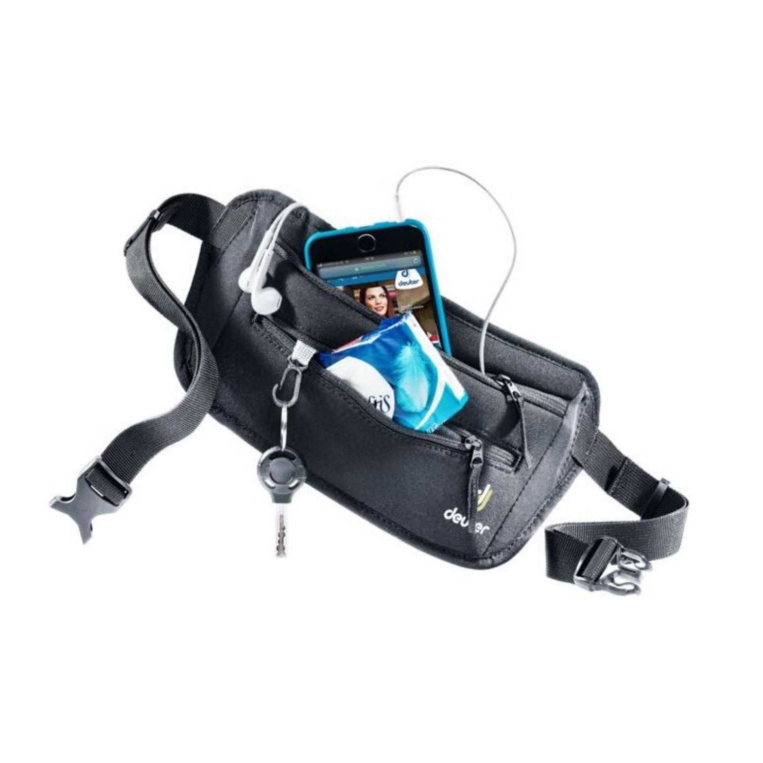 Ľadvinka DEUTER Neo Belt II Black - Ľadvinky & Peňaženky - 2