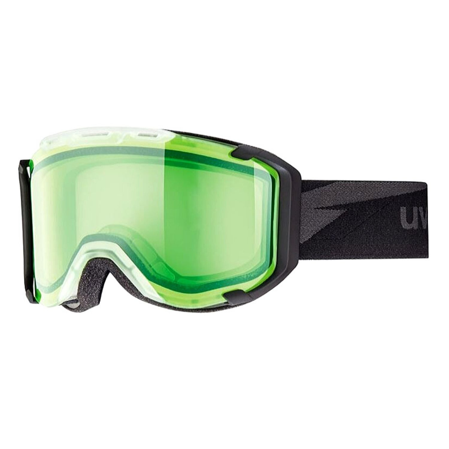 Lyžiarske okuliare UVEX Snowstrike M40 Translucent Black / Green - Pánske okuliare - 1