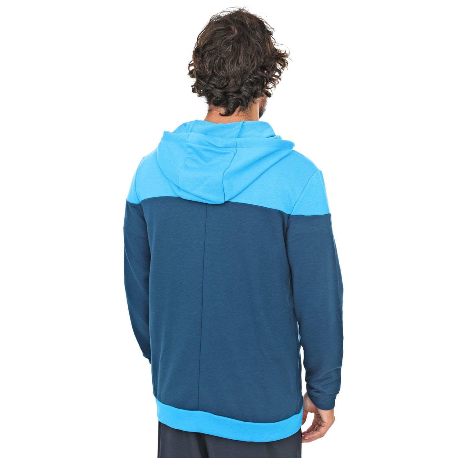 Mikina NIKE Dri-Fit FZ Blue/Green - Mikiny s kapucňou - 2