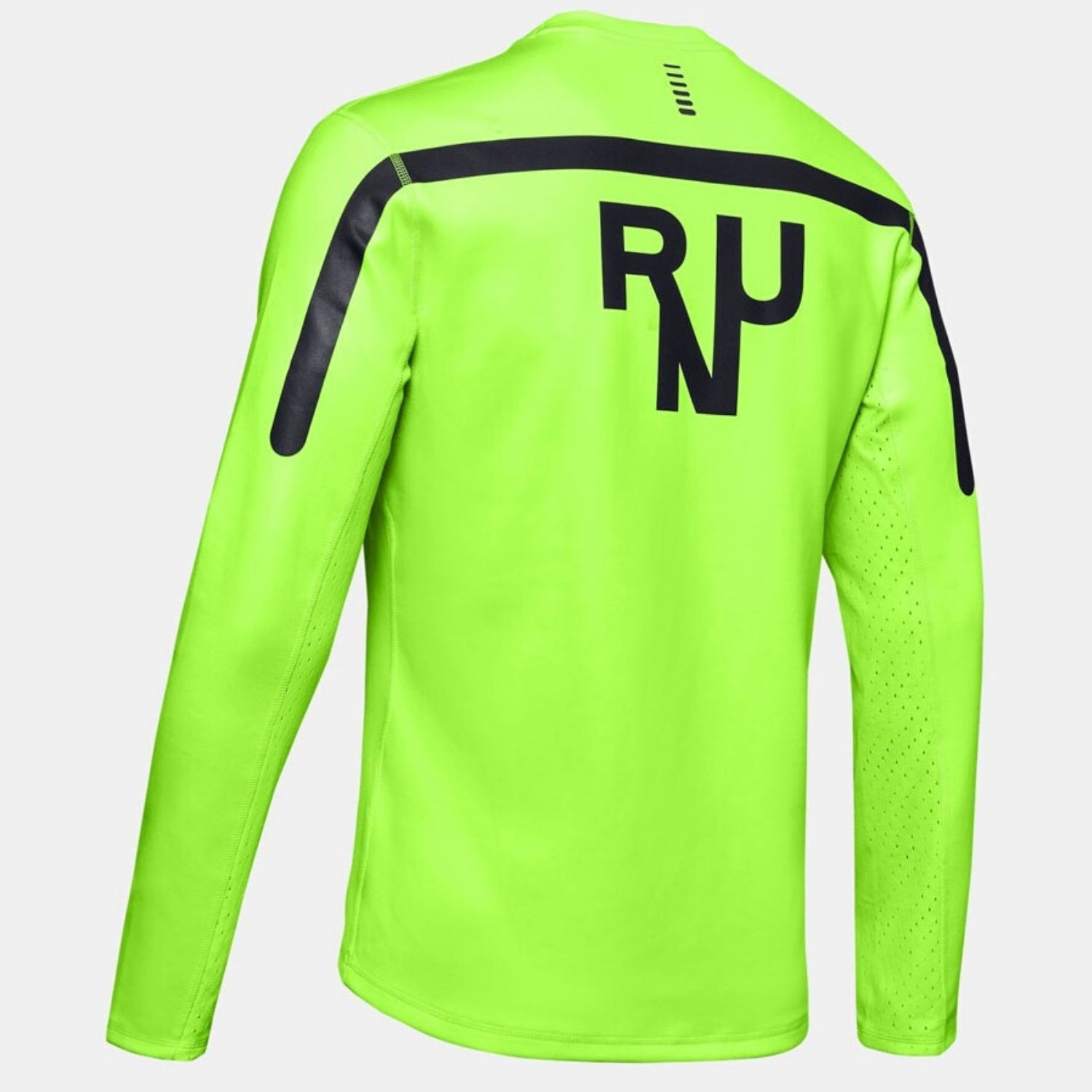 Mikina UNDER ARMOUR Qualifier Coldgear Long Sleeve Lime - Mikiny bez kapucne - 3