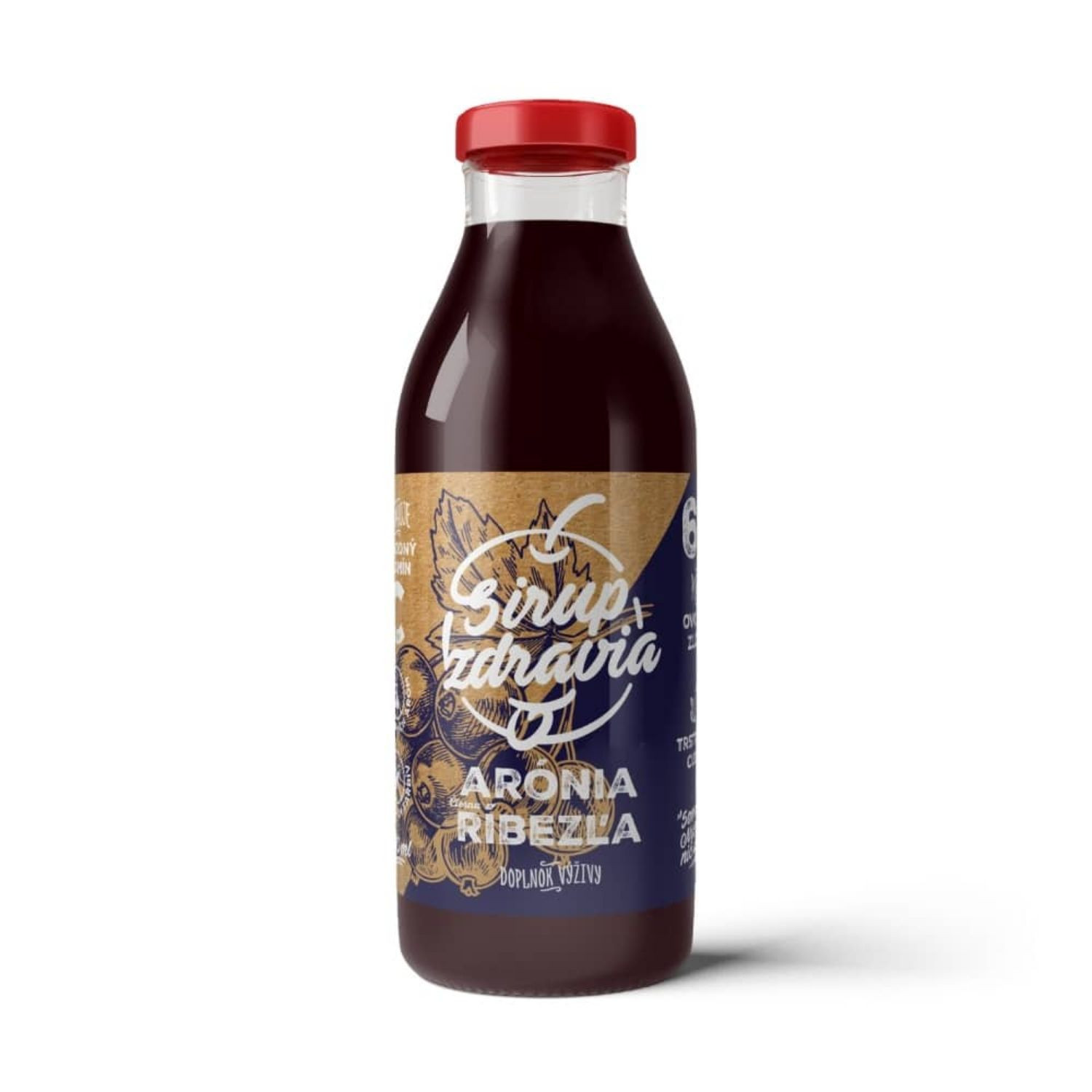 EkoMedica Sirup zdravia Arónia + Ríbezľa 300 ml - Prírodné sirupy - 1