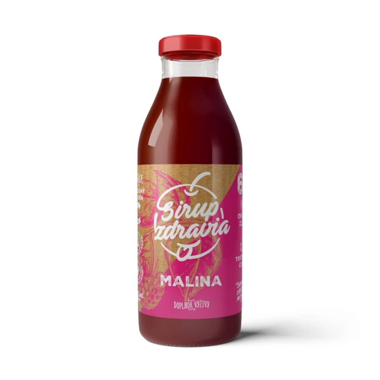 EkoMedica Sirup zdravia Malina 300 ml - Prírodné sirupy - 1
